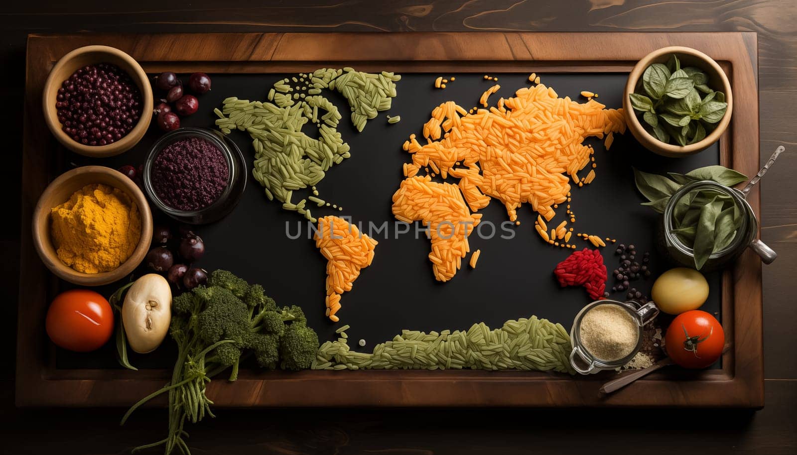 World map - abstract background. High quality photo