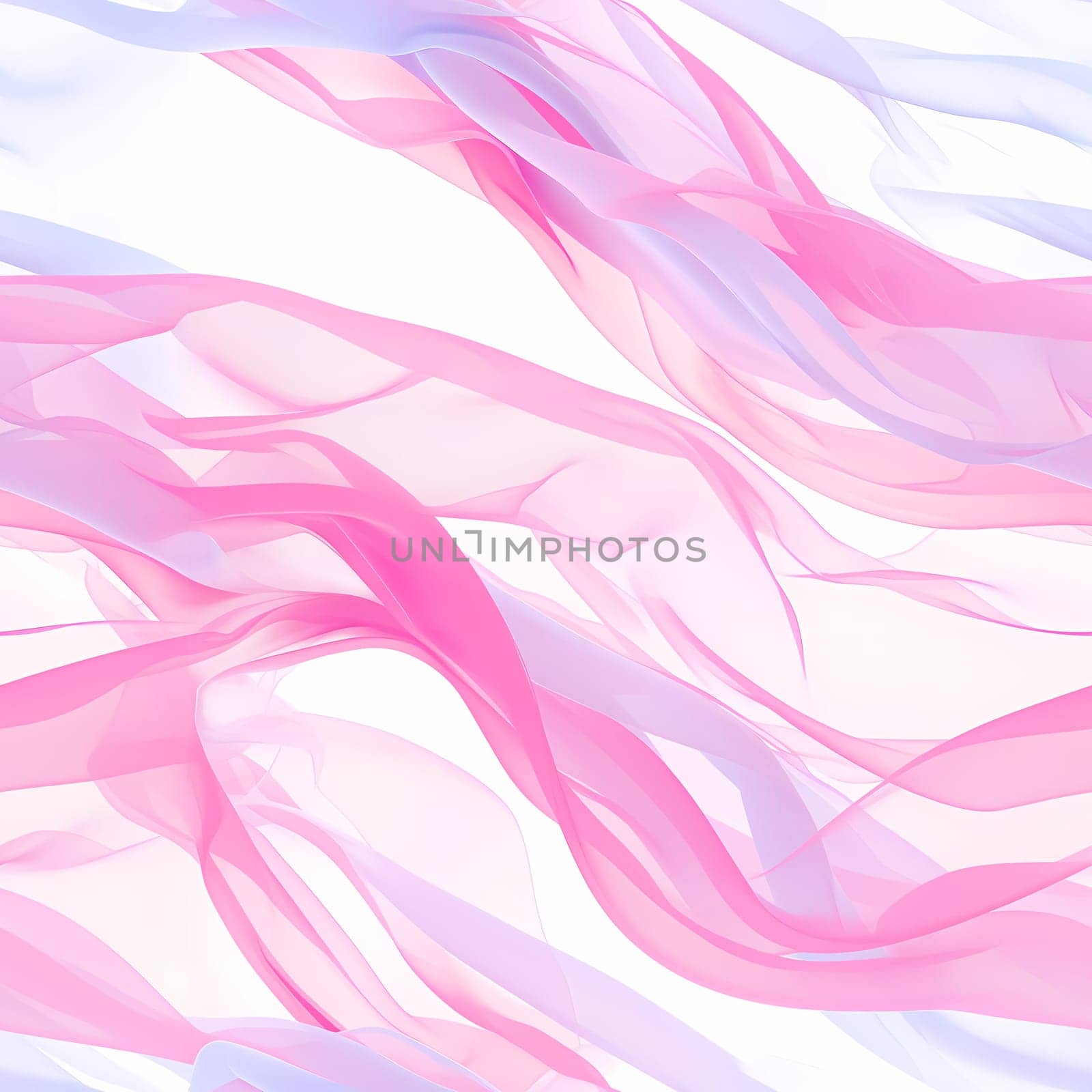 A pink and blue seamless pattern with a white background in the style of flowing fabrics by evdakovka