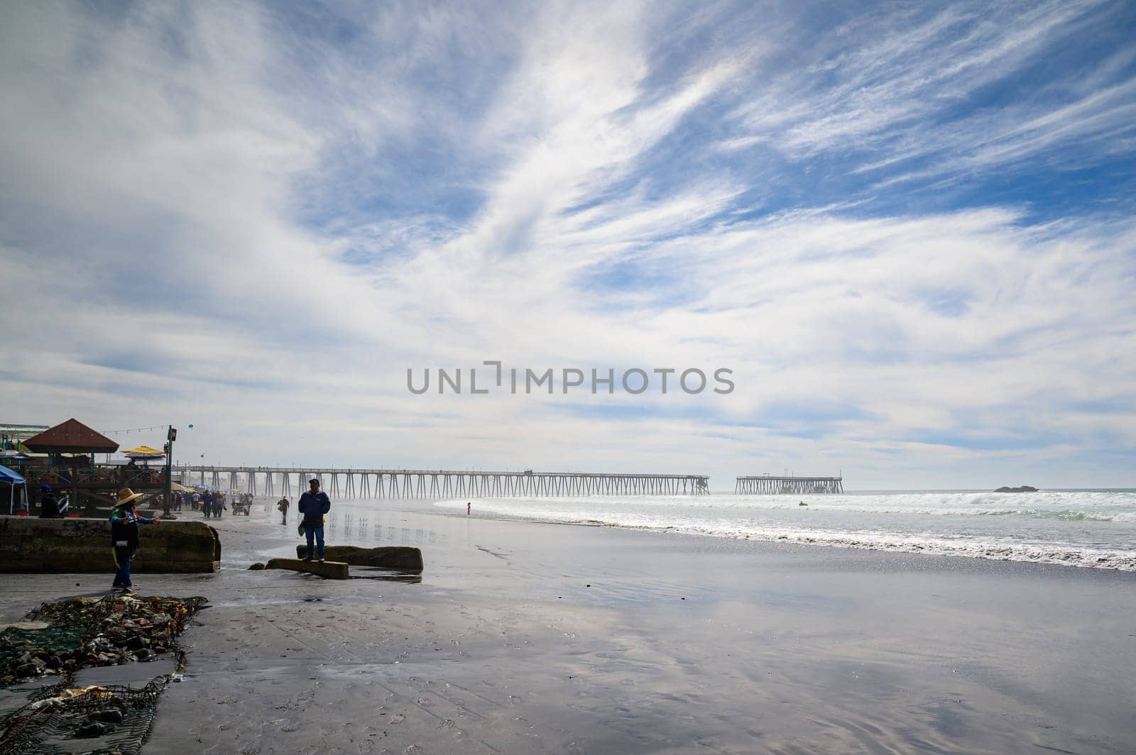 PLAYAS DE ROSARITO, MEXICO Storm Damaged Pier by RobertPB