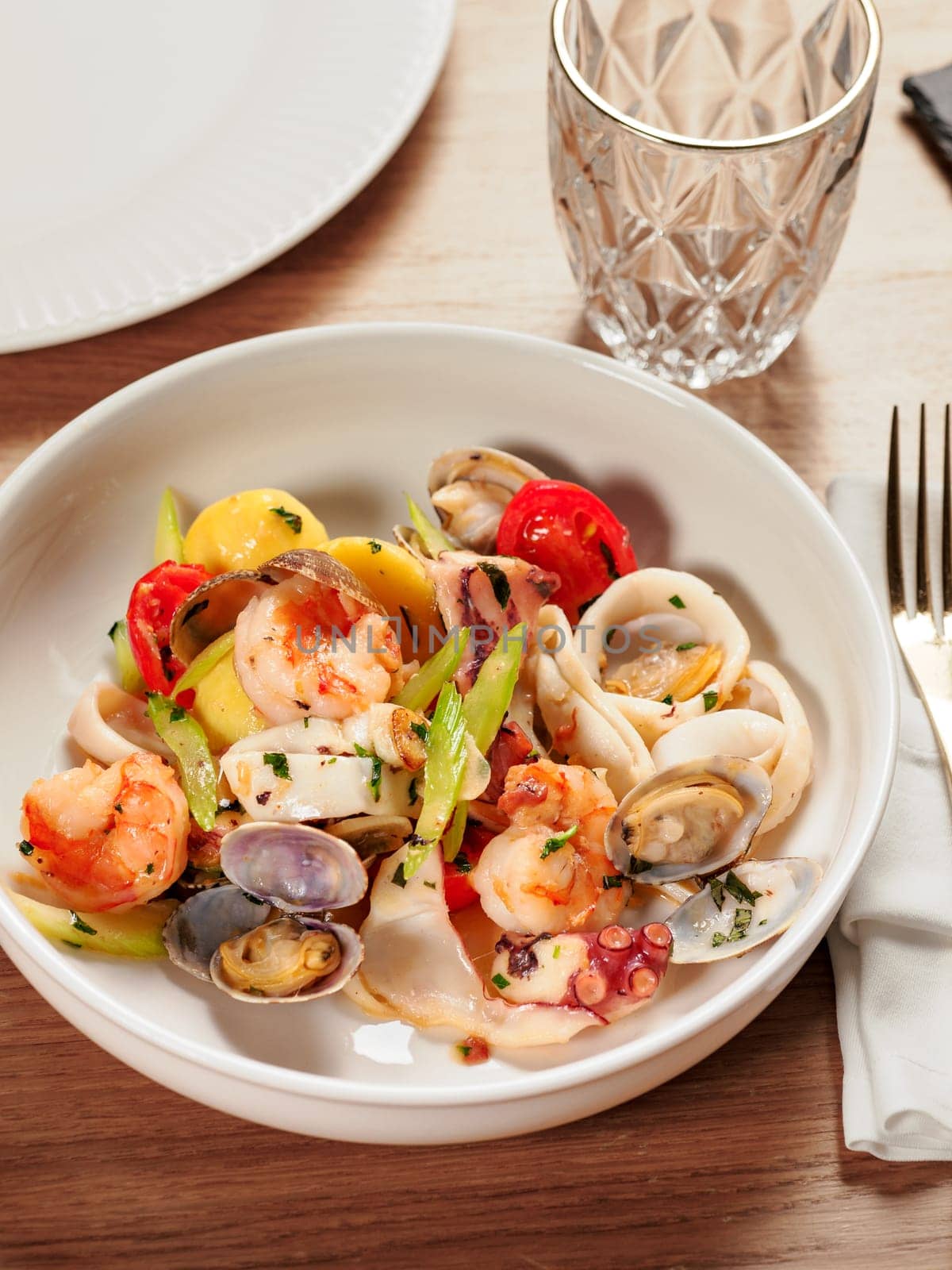 Seafood platter as healthy eating concept by fascinadora