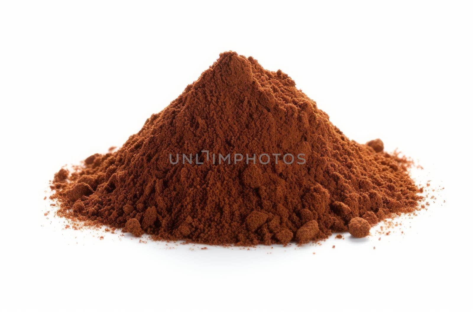 Dark Ground coffee beans. Generate Ai by ylivdesign