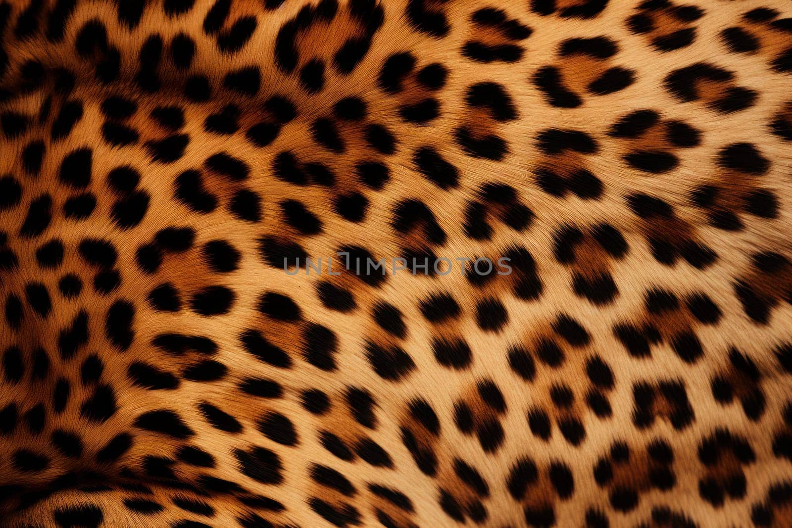 Striking Leopard fur banner texture. Generate Ai by ylivdesign