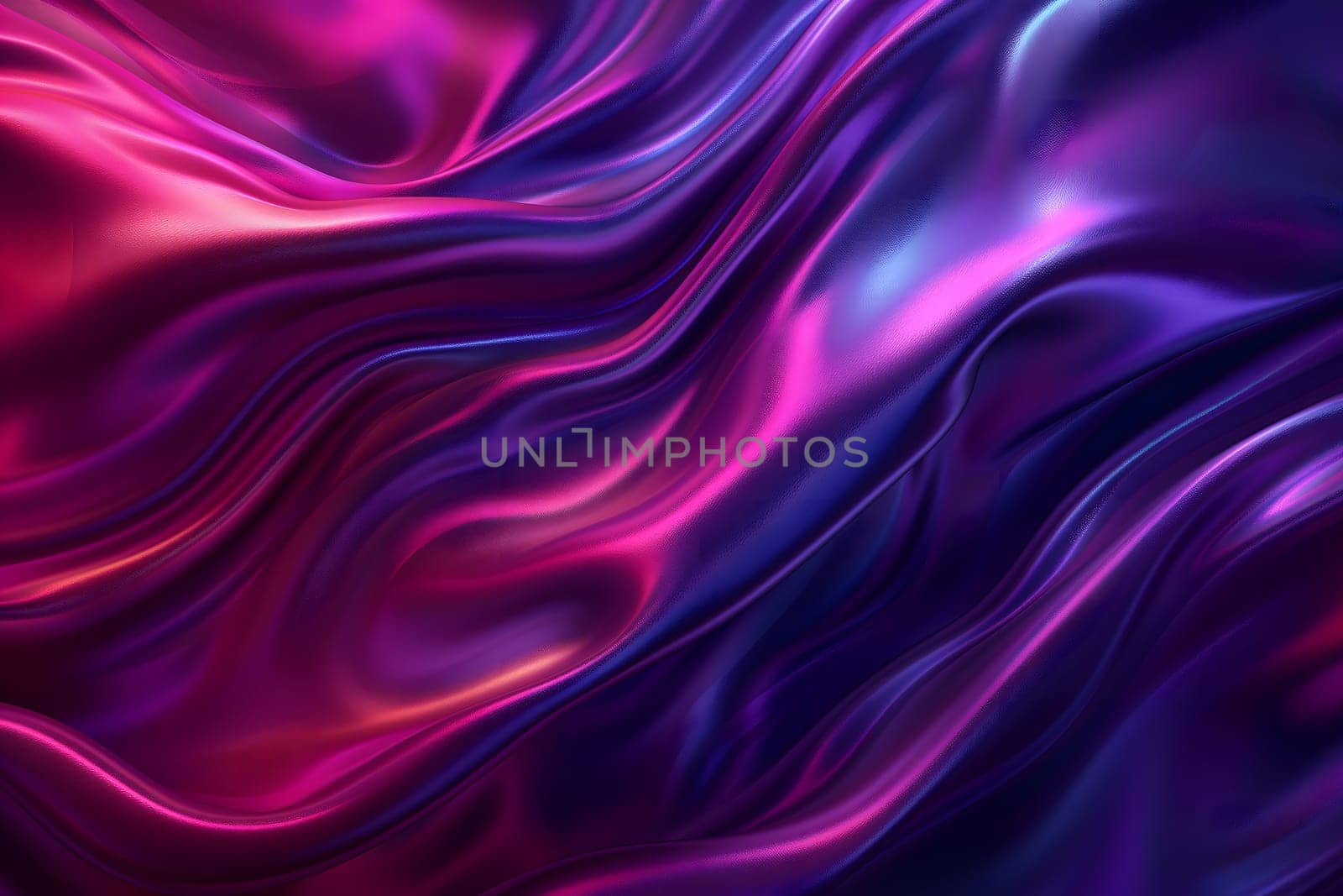 Abstract colorful gradient wavy energy flow on black background. Neural network generated image. Not based on any actual scene or pattern.