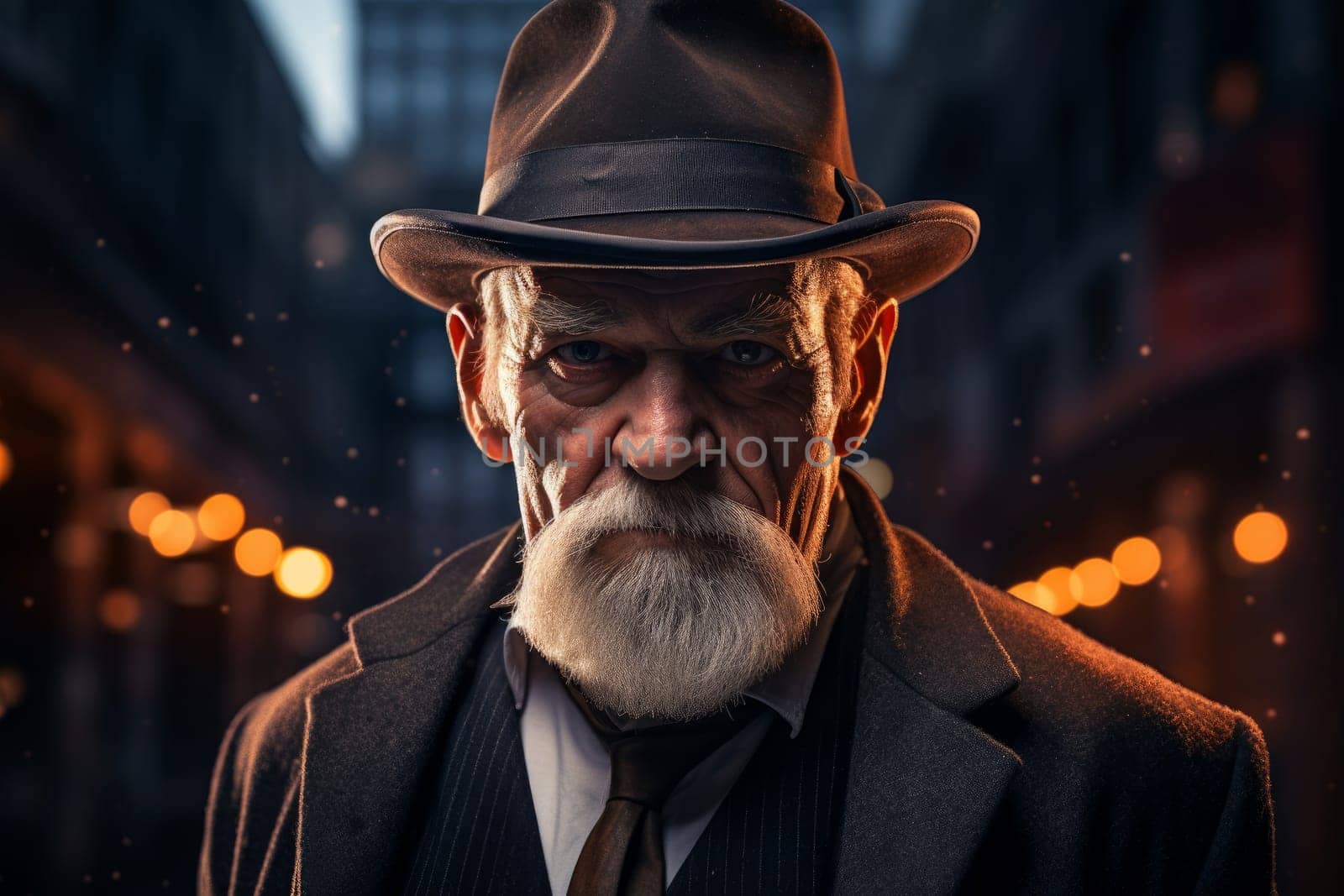 Rebellious Gangster man art. Generate Ai by ylivdesign