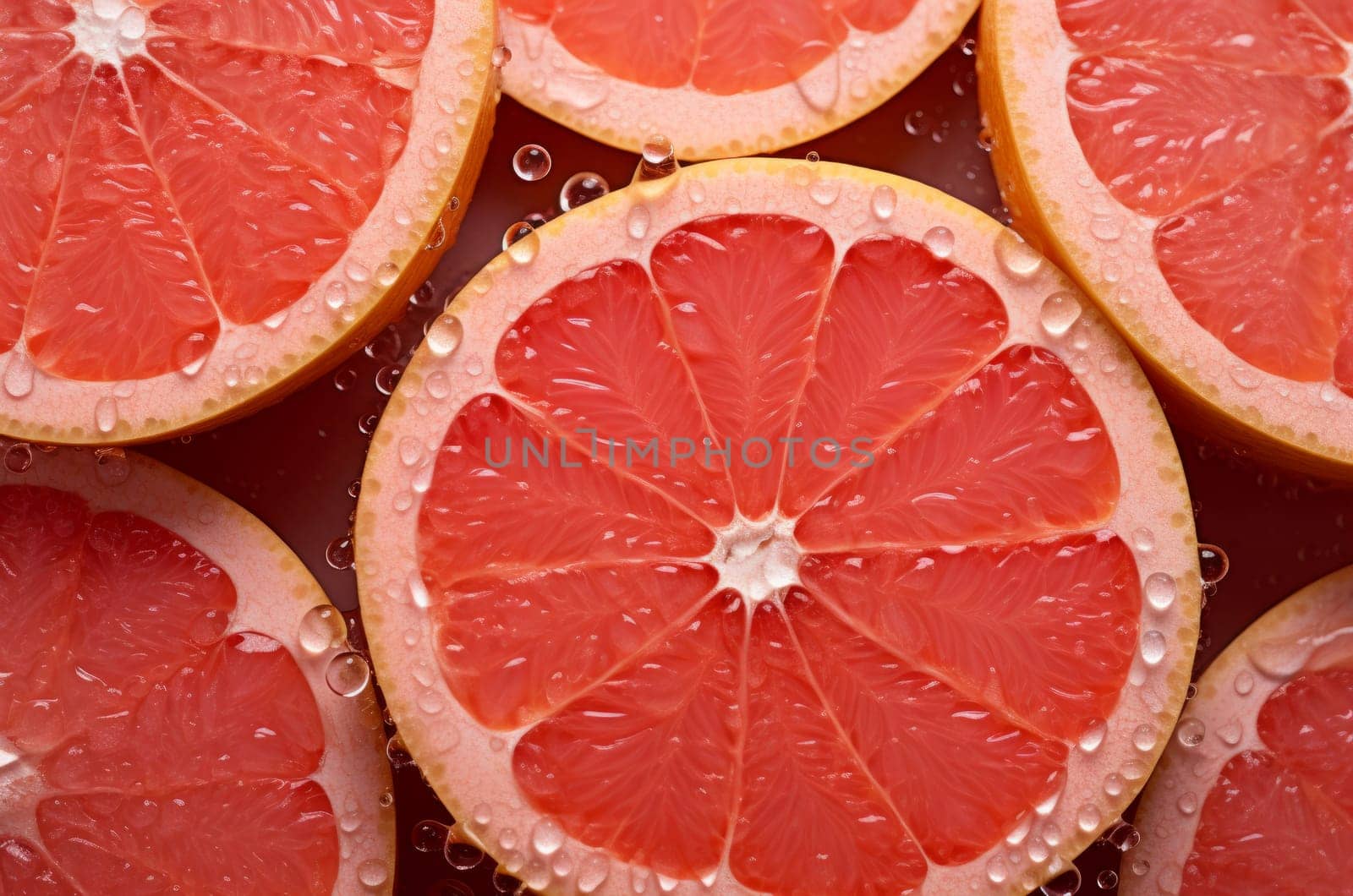 Creative Grapefruit banner. Generate Ai by ylivdesign