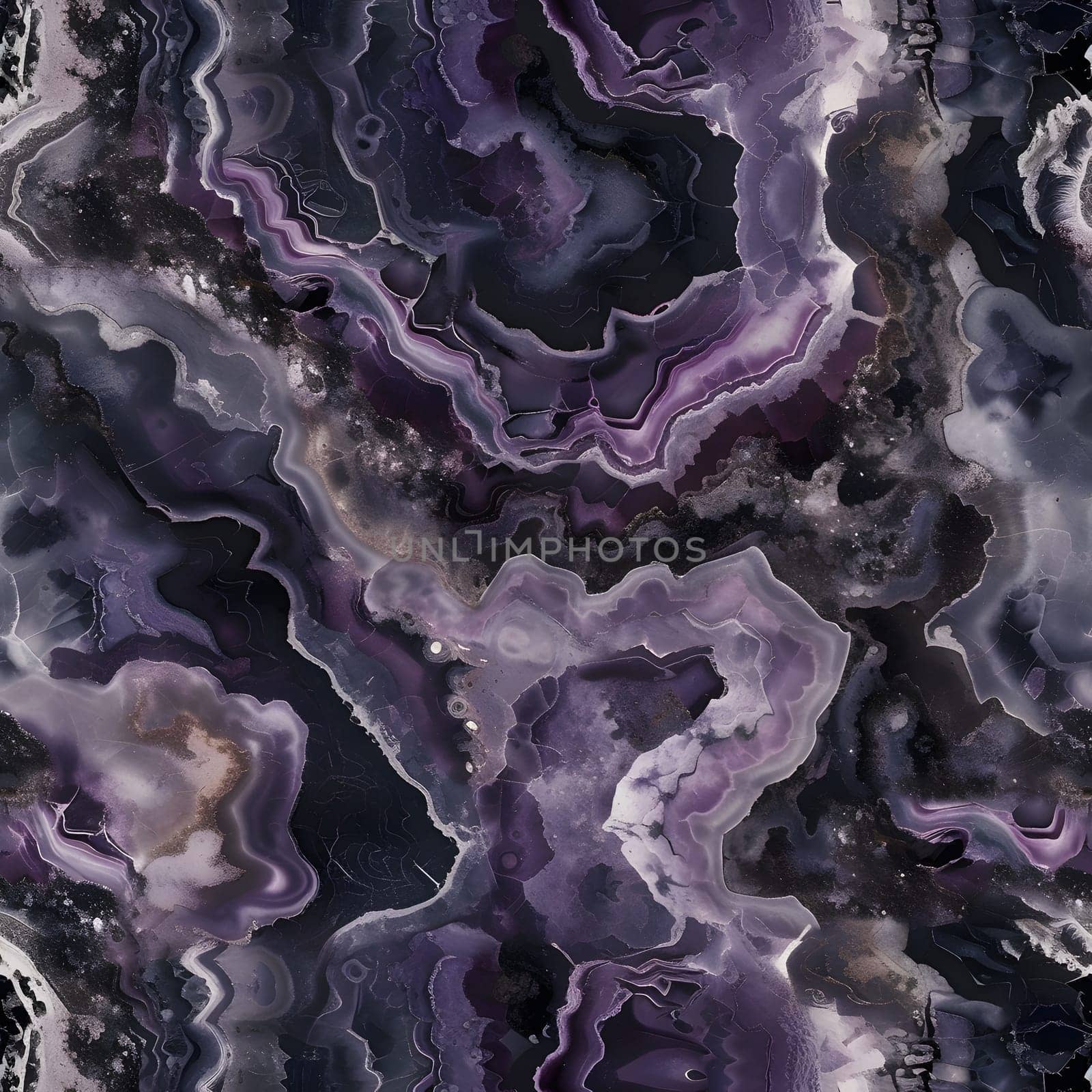 Geode rock seamless texture, background and wallpaper. Neural network generated image. Not based on any actual scene or pattern.