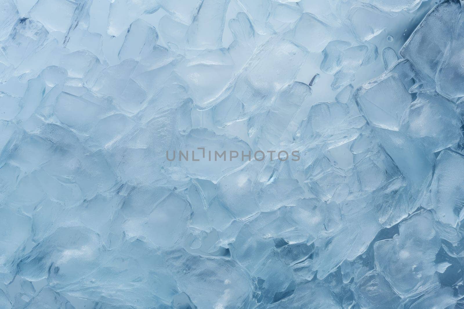 Ice texture background. Winter abstract pattern. Generate Ai