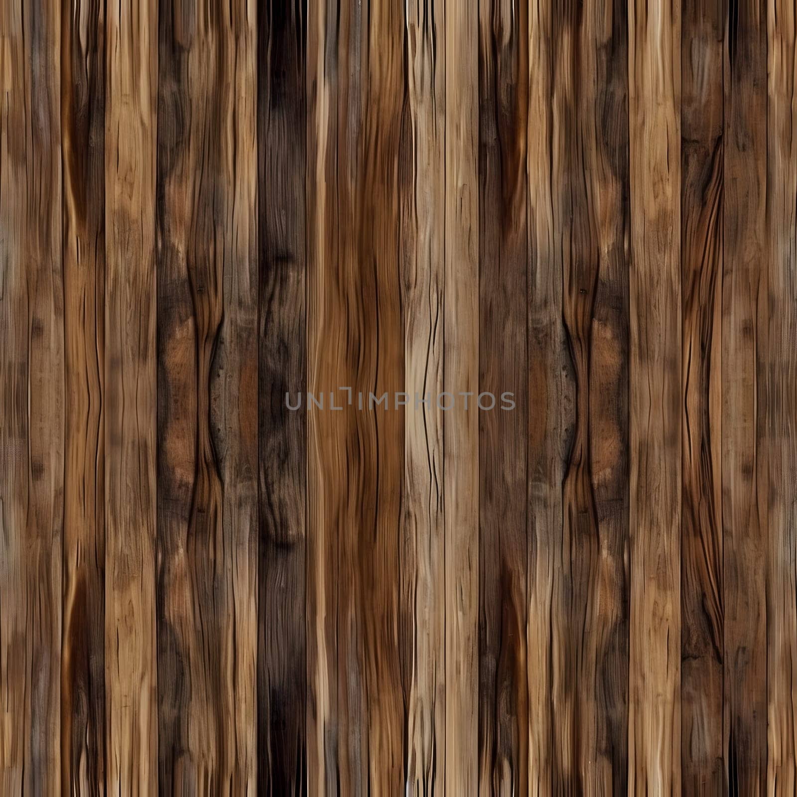 Medium brown wood background. Seamless wooden planks board texture. by z1b