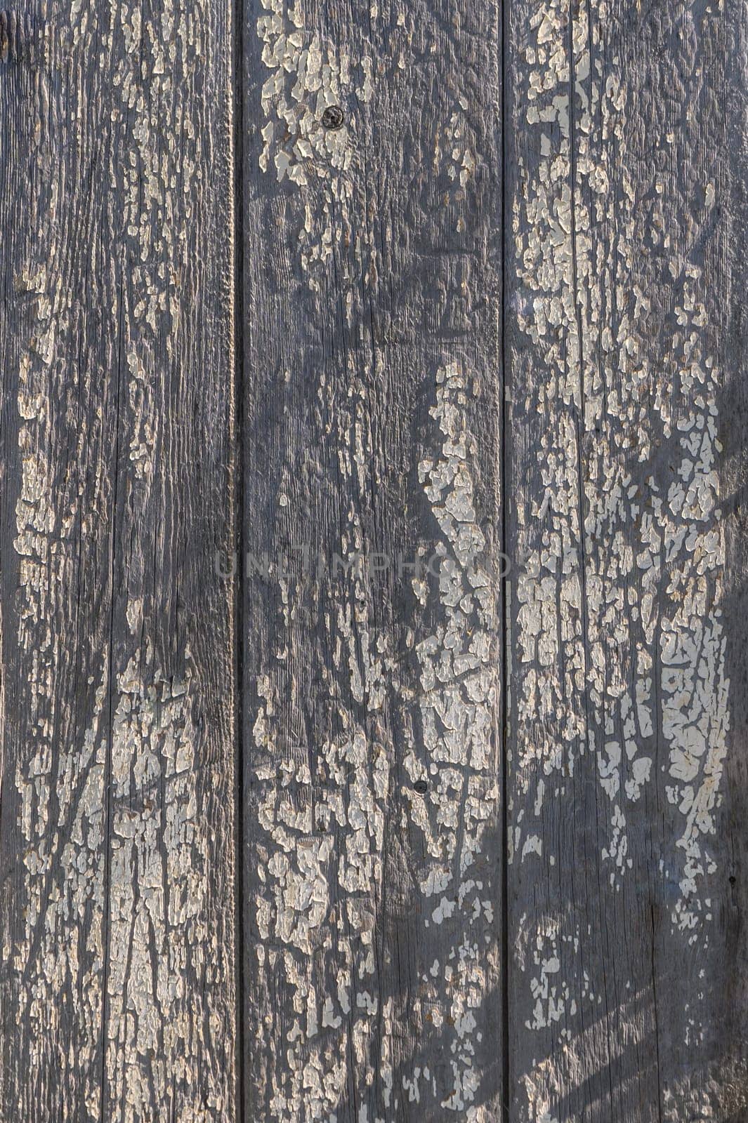 wall of faded boards as a background