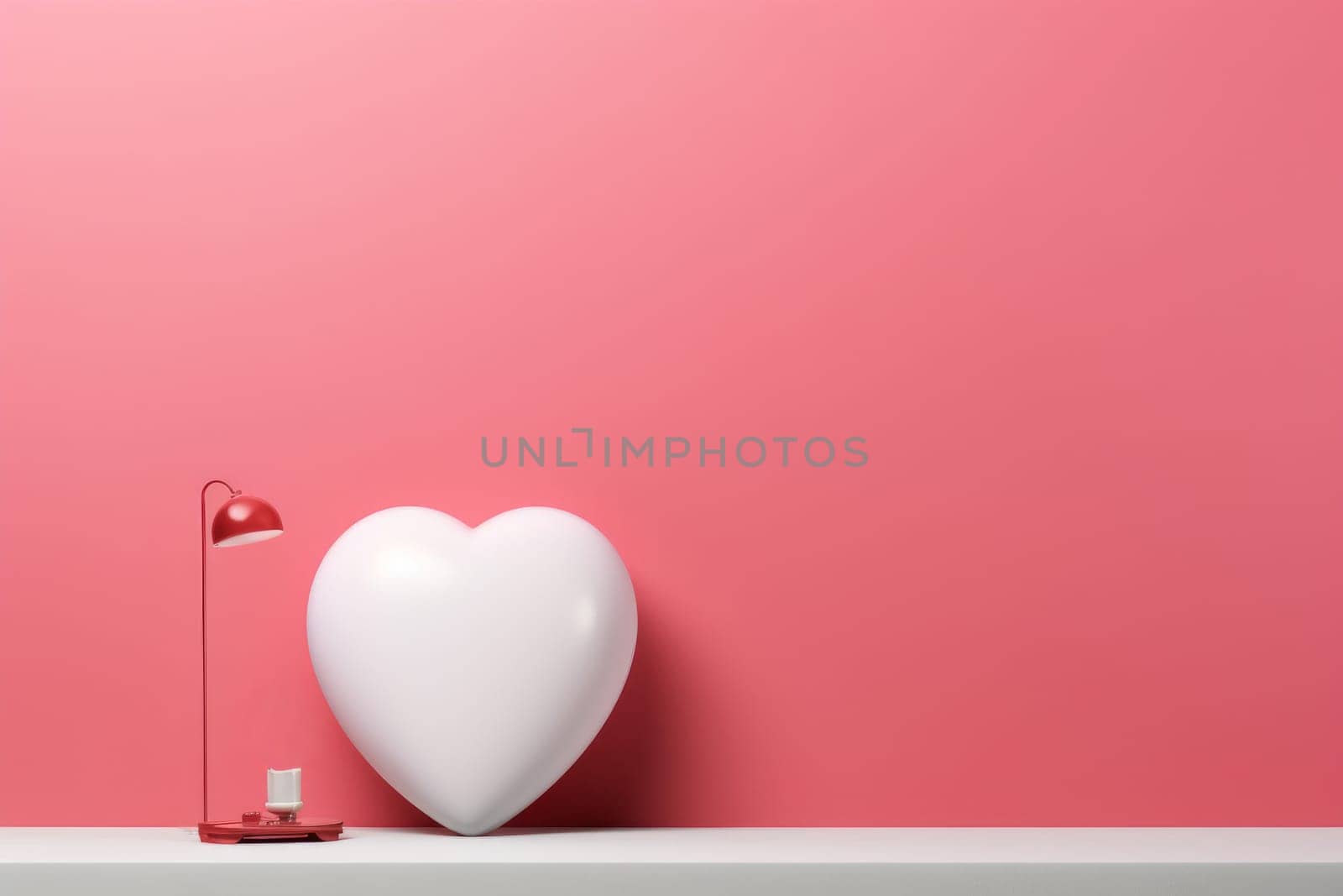 Festive Love day mockup background. Generate Ai by ylivdesign