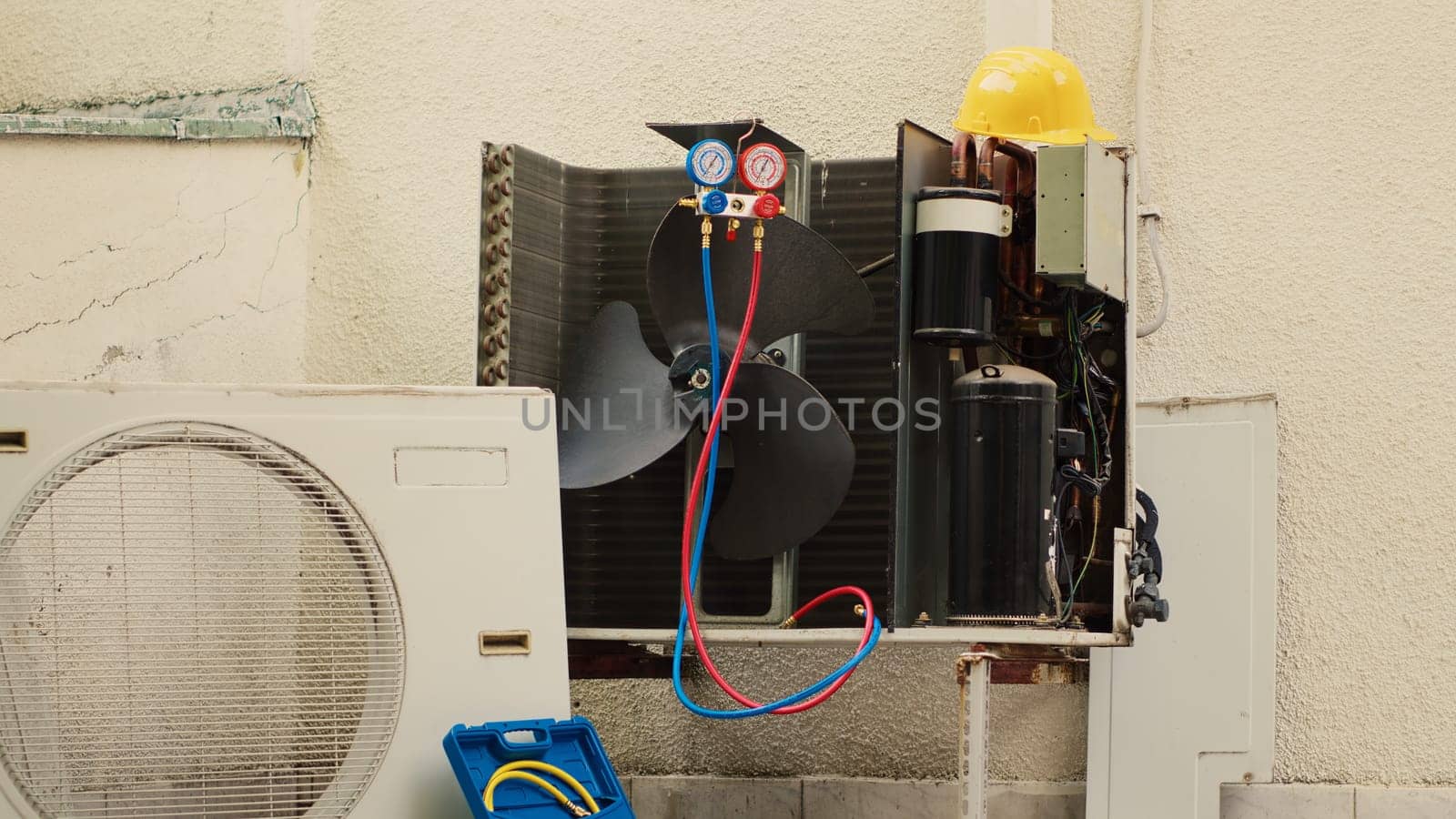 Damaged external air cooling unit by DCStudio