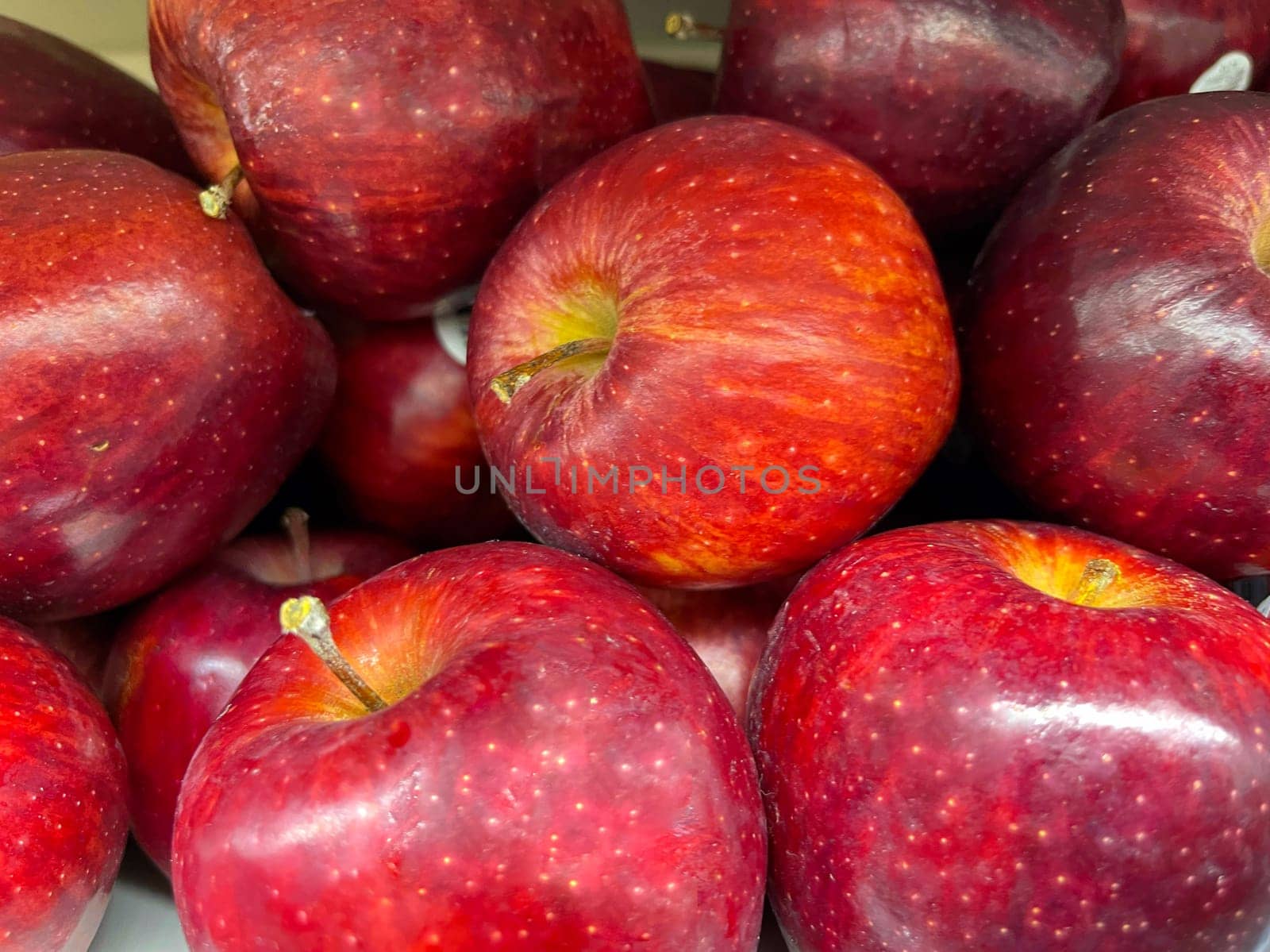 Fresh red apples good for multimedia background group of red ripe apples