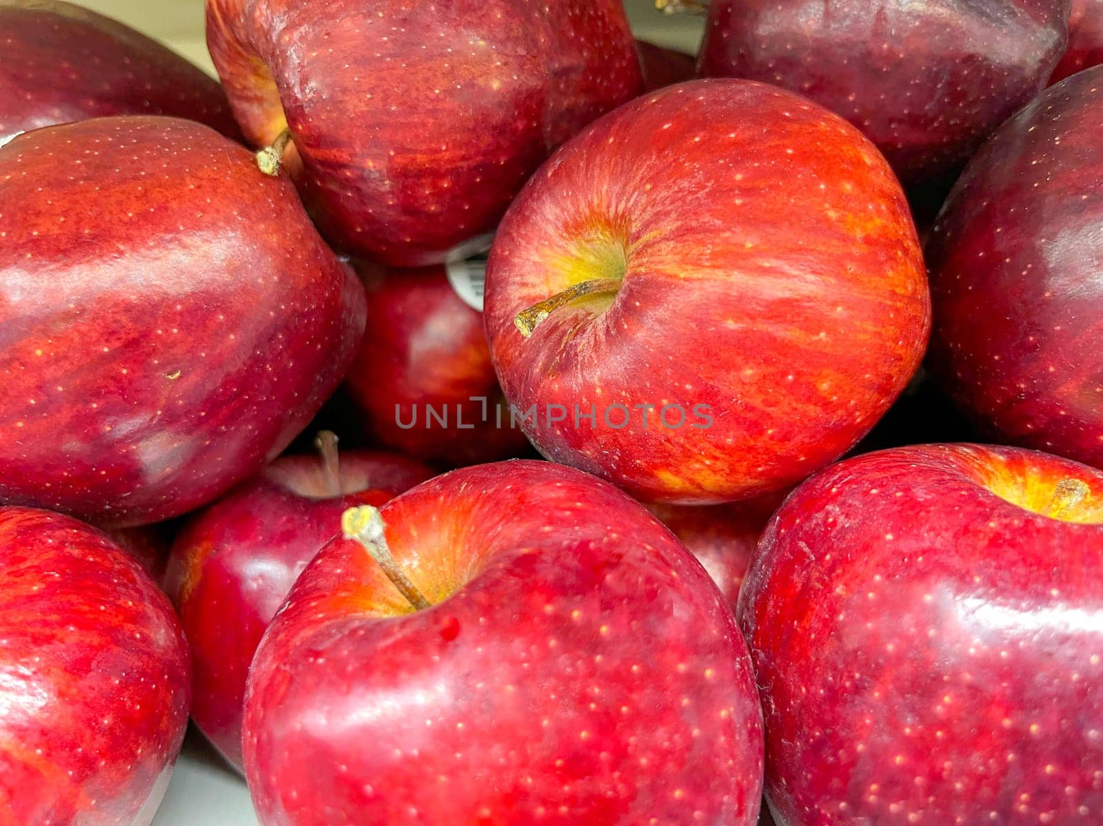 Fresh red apples good for multimedia background group of red ripe apples