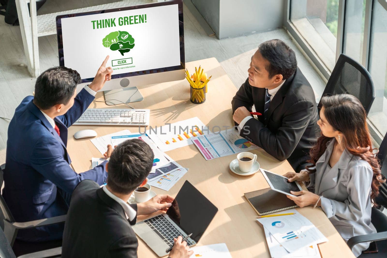 Green business transformation for modish corporate business by biancoblue