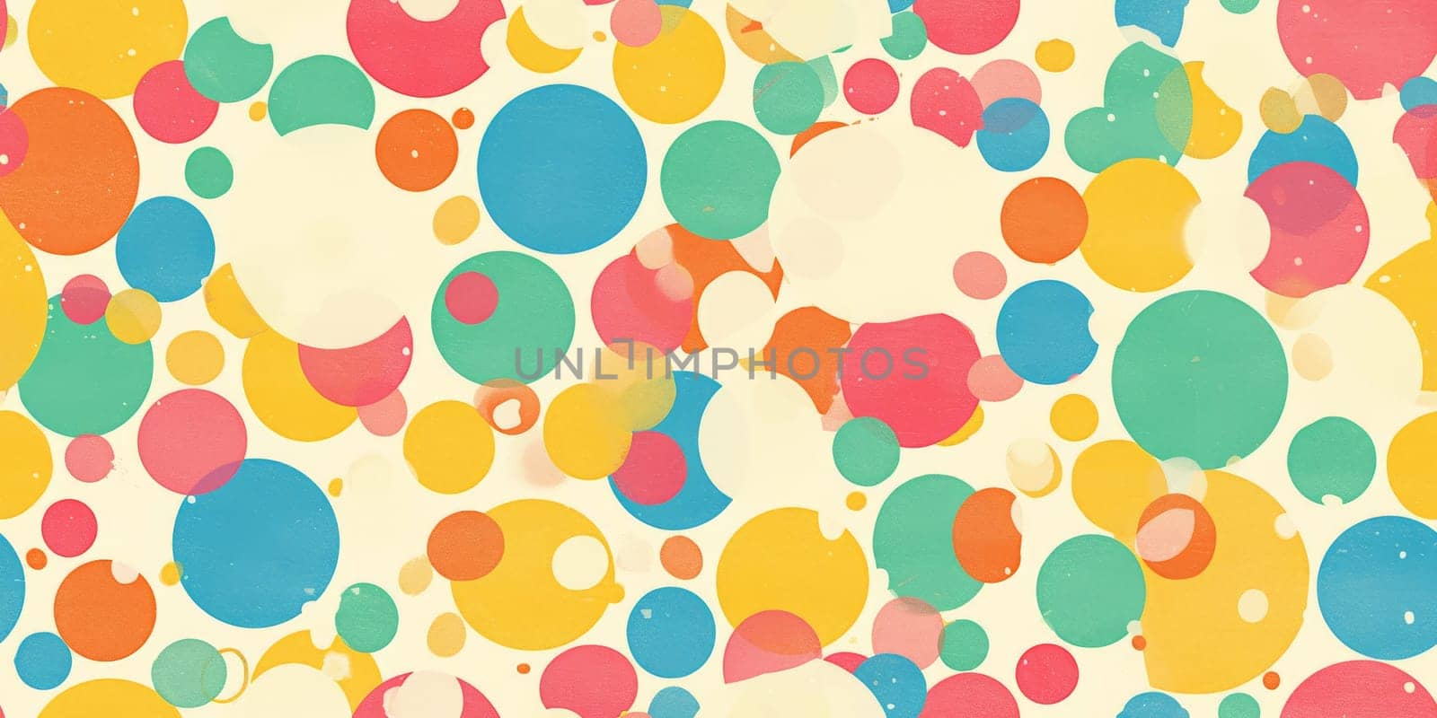 Colorful abstract 80s style seamless pattern. wall art paint