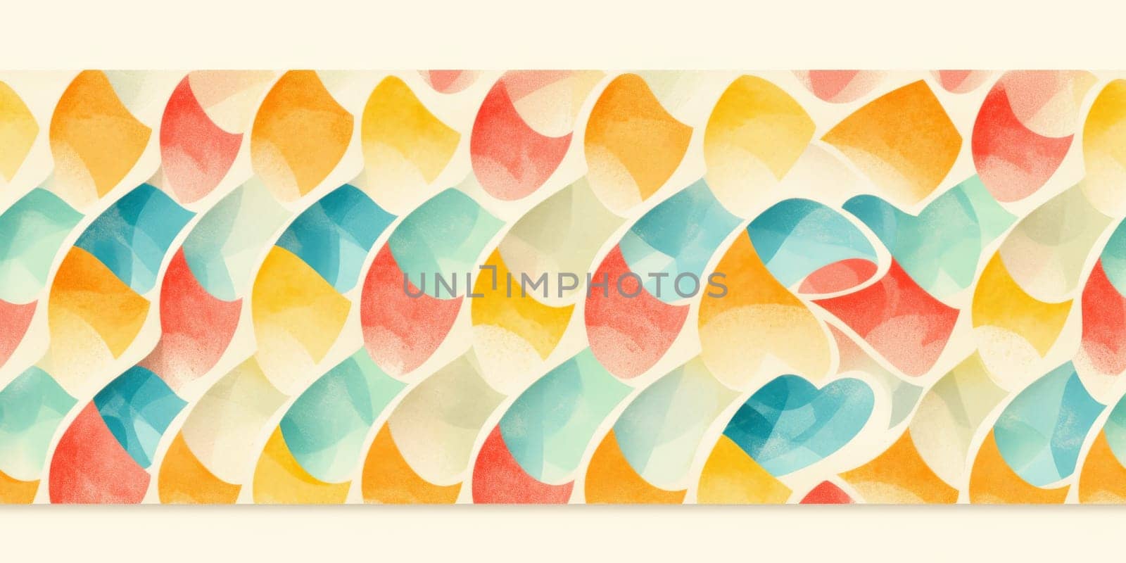 Colorful abstract 80s style seamless pattern. wall art paint