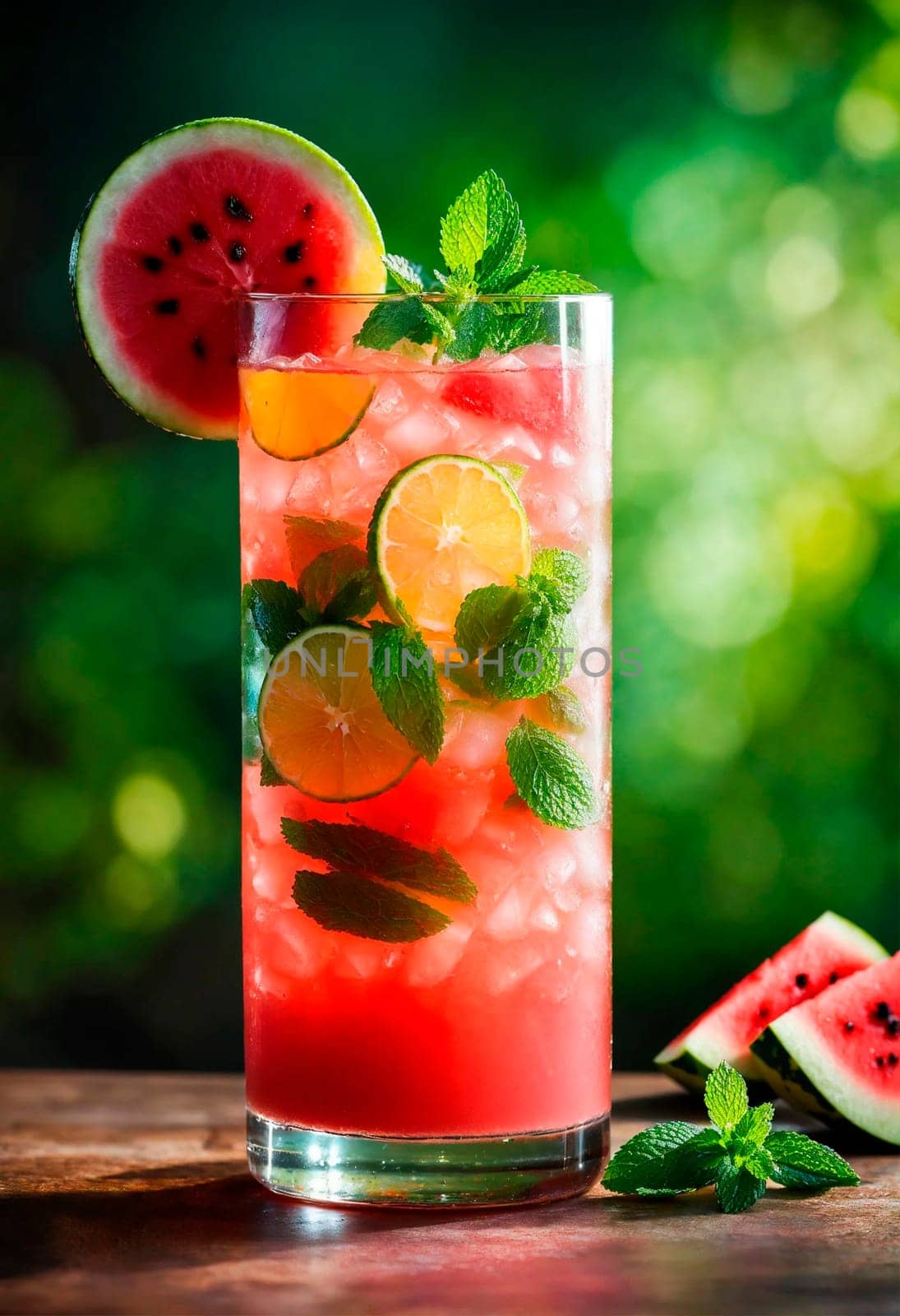 beautiful cocktail in a glass. Selective focus. drink.