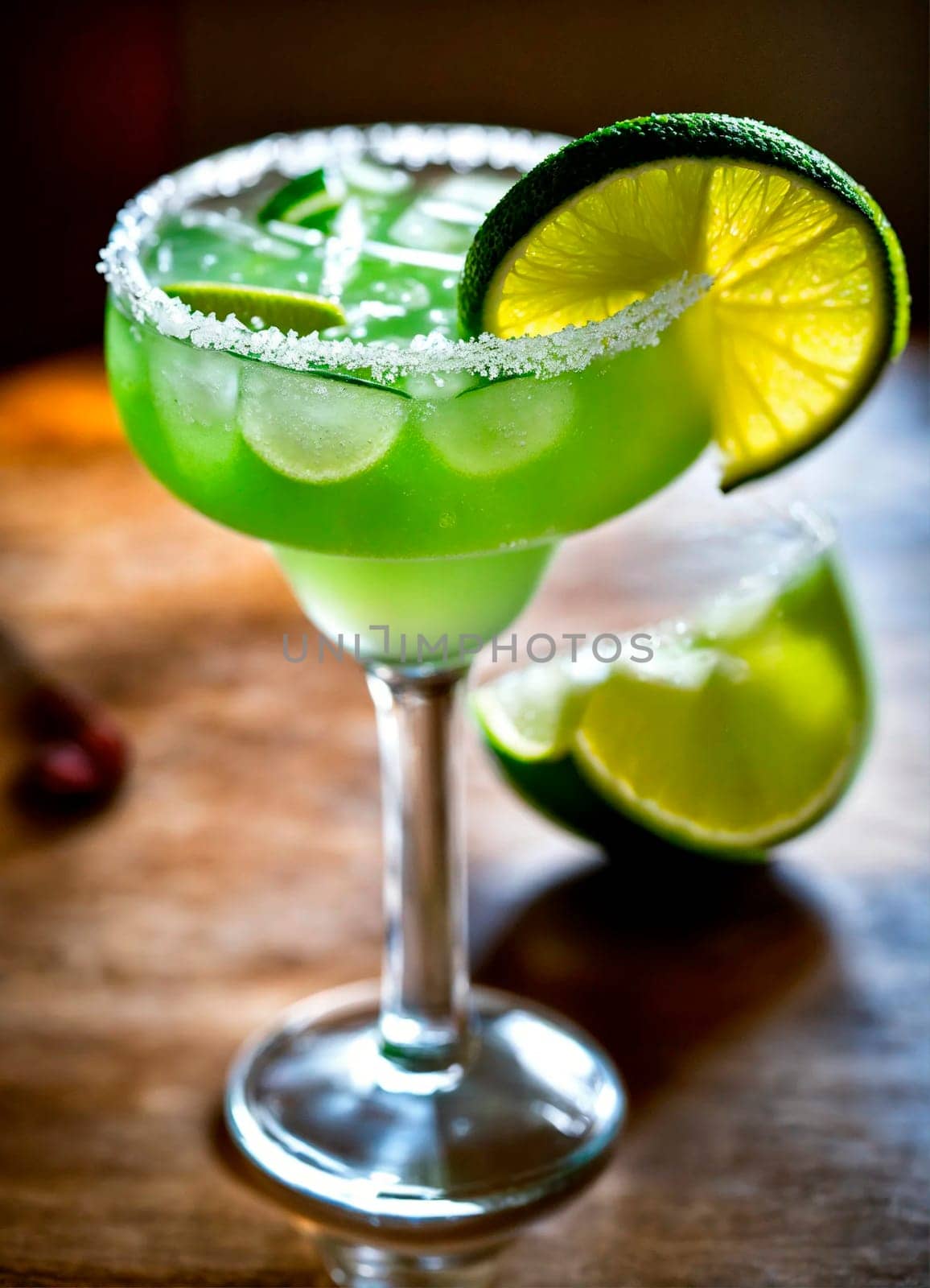 mojito cocktail in a glass. Selective focus. by yanadjana