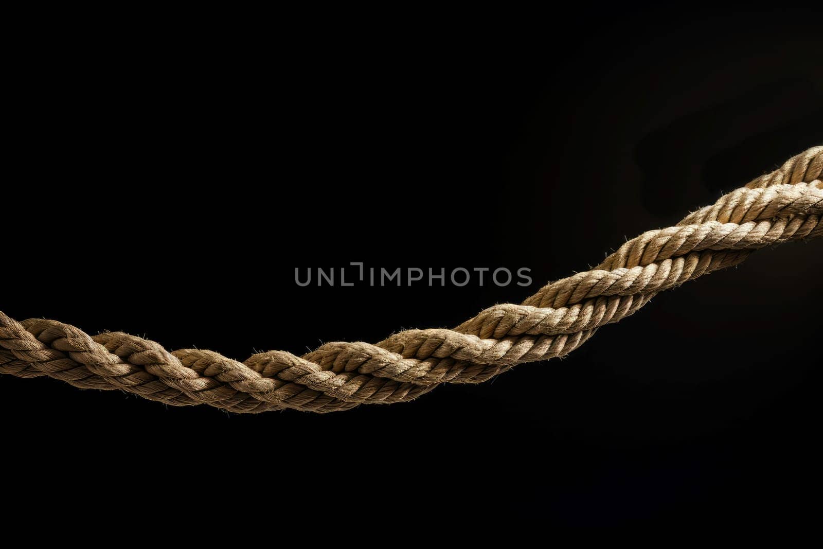 Rope line frame. Generate Ai by ylivdesign