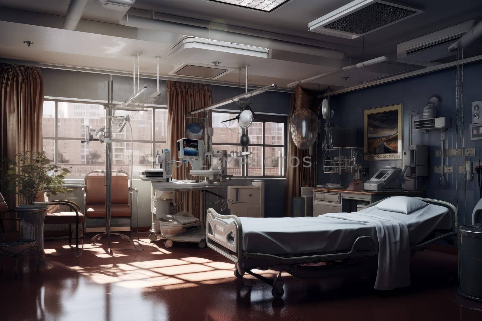 Immersive Hospital 3d treatment. Generate Ai by ylivdesign