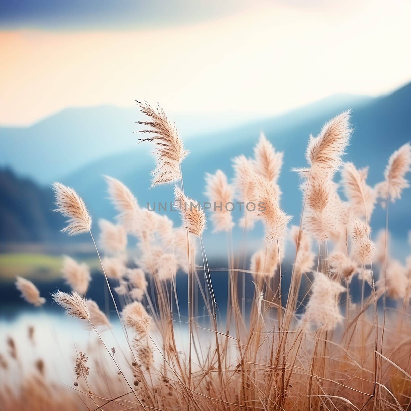 the Delicate Beauty of Wild Grass in Nature by Petrichor