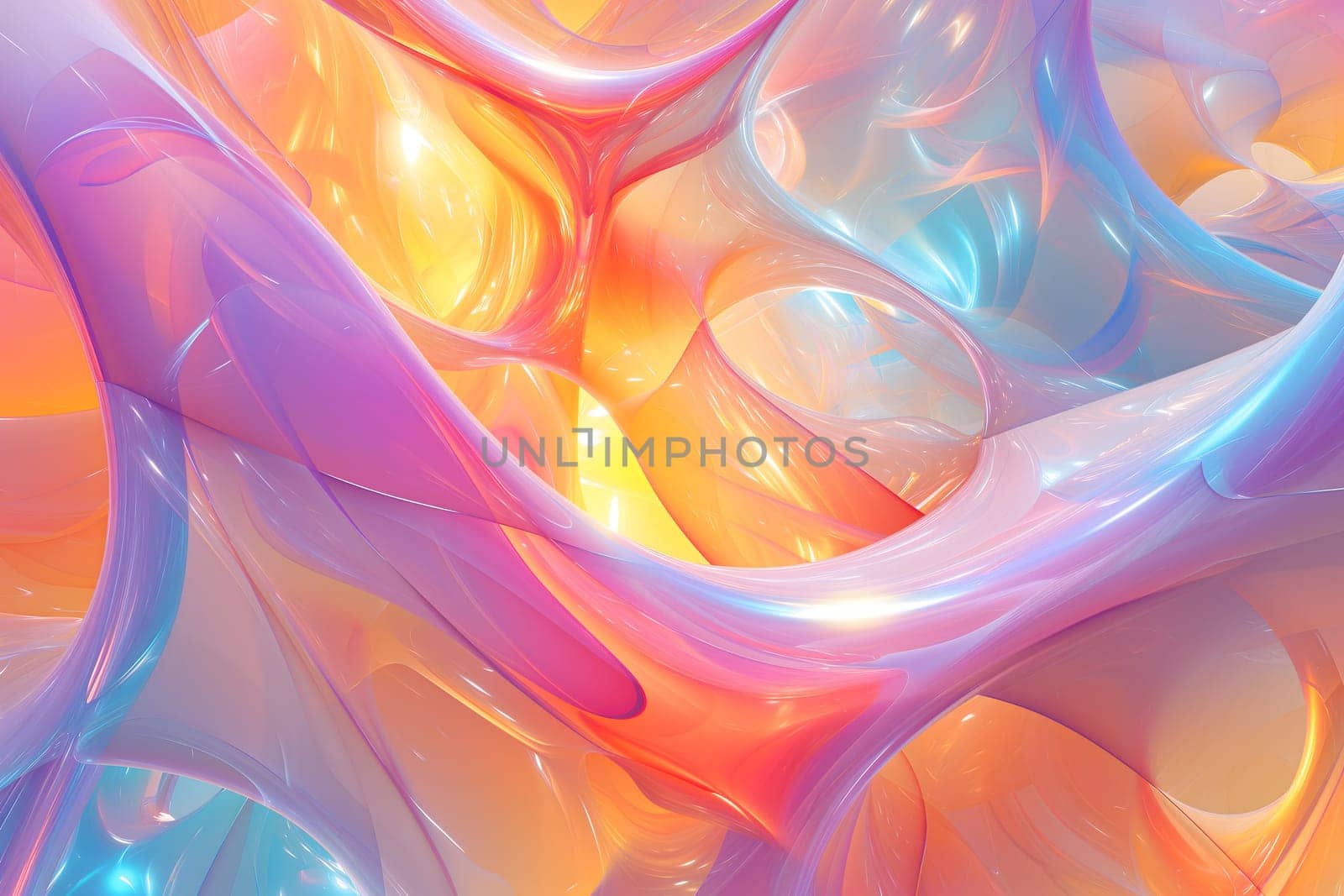 colorful bright dreamy glass waves background and wallpaper by z1b