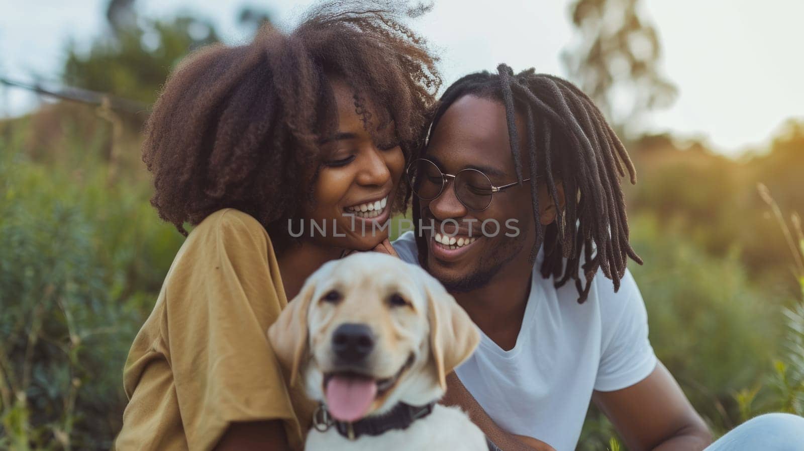 playful dog and its owner in nature outdoor pragma by biancoblue