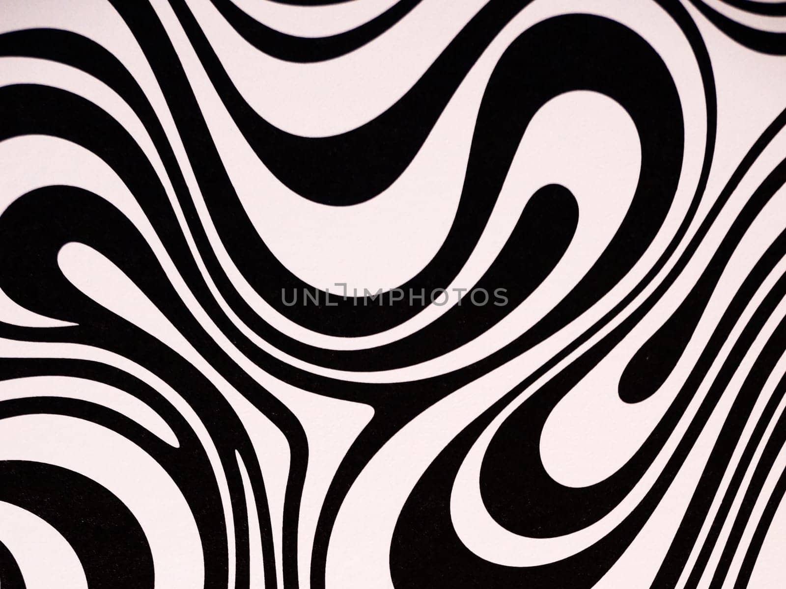 black and white abstract pattern for monochrome background by Annado