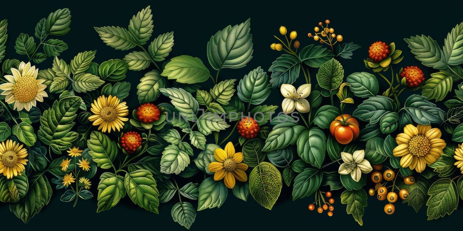 drawing seamless pattern with vegetables and fruits at white background hand drawn illustration