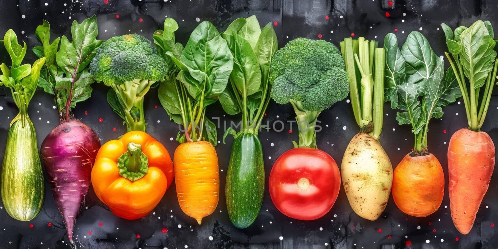 drawing seamless pattern with vegetables and fruits at white background hand drawn illustration