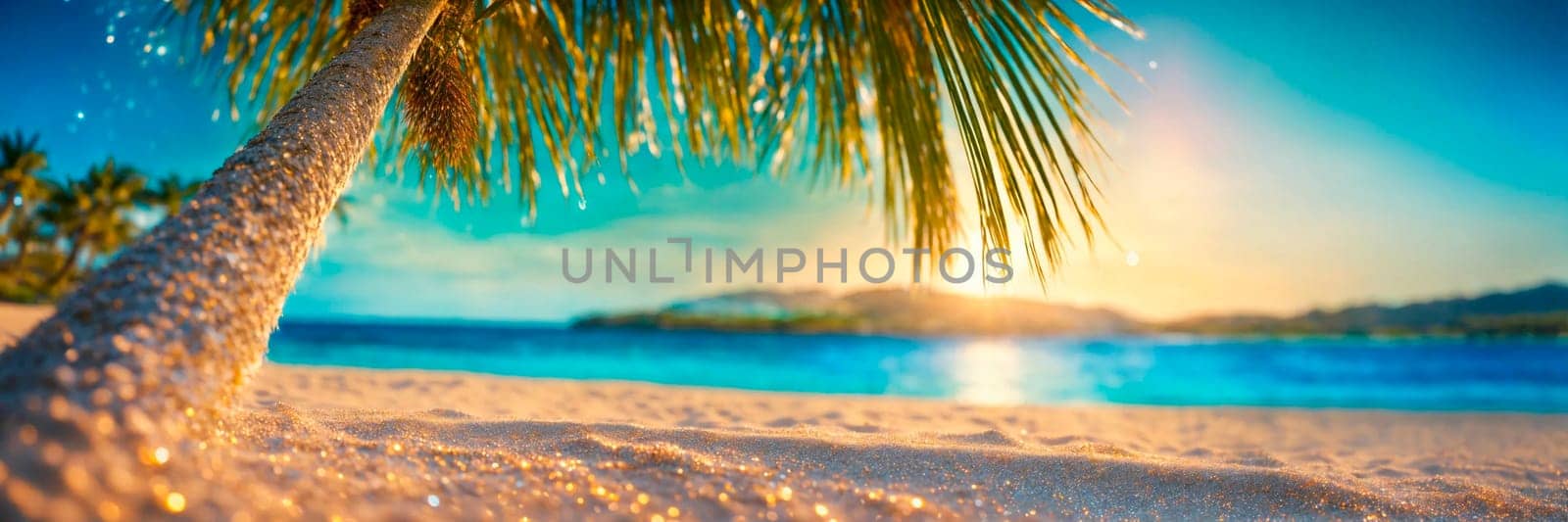 shiny sand on the seashore close-up. Selective focus. by yanadjana