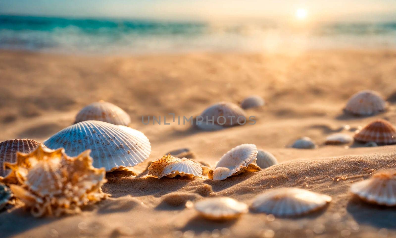 shiny sand on the seashore close-up. Selective focus. nature.