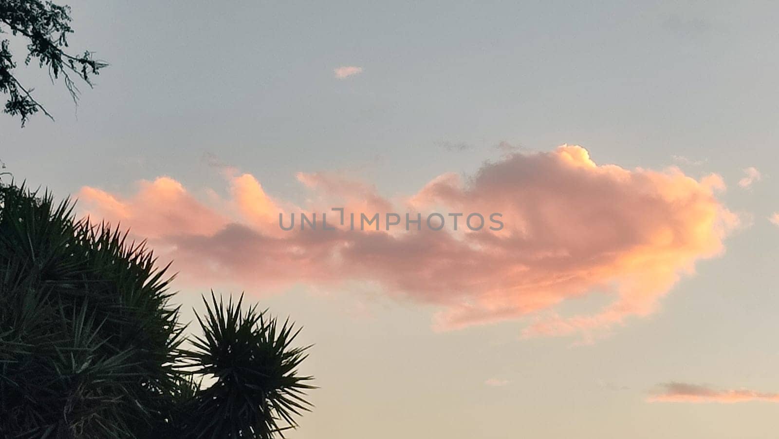 Blue light sky nature white clouds whether background . High quality photo