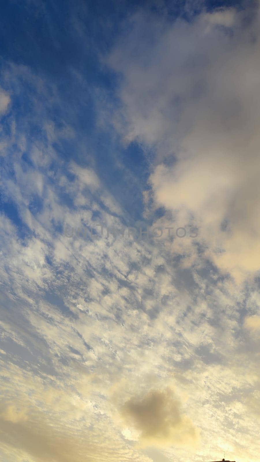 Blue light sky nature white clouds whether background . High quality photo