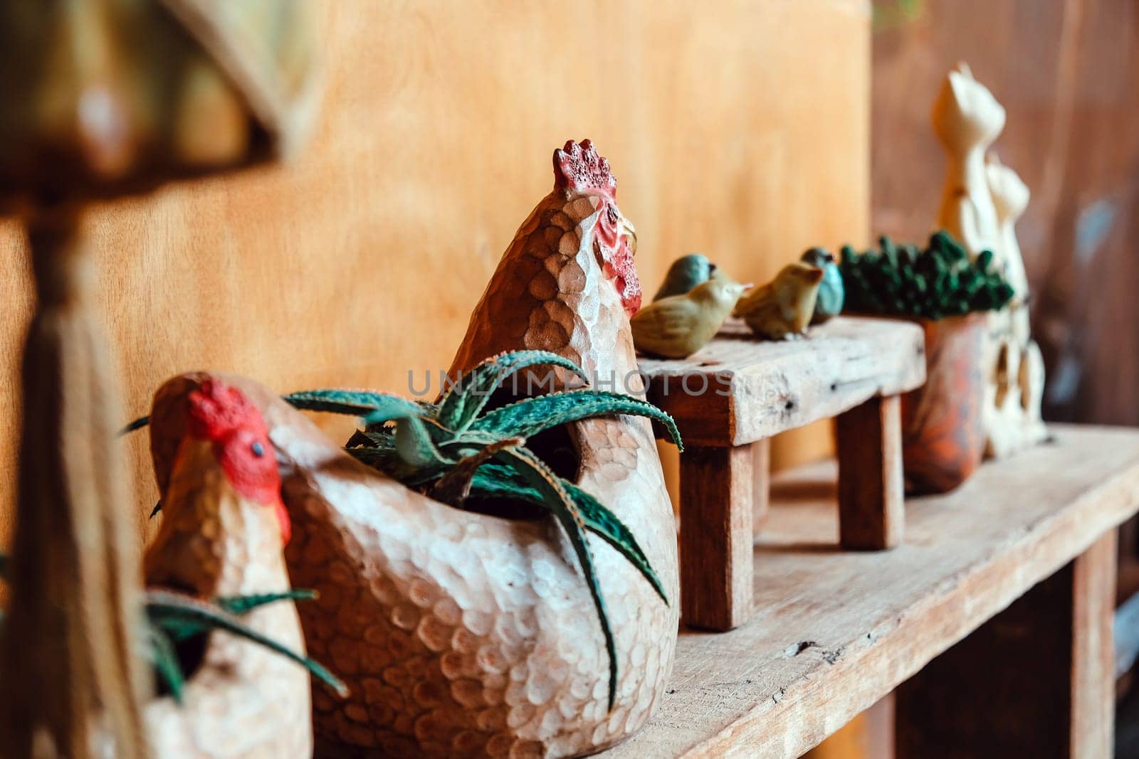 Detail image of Potted plant decoration in cafe