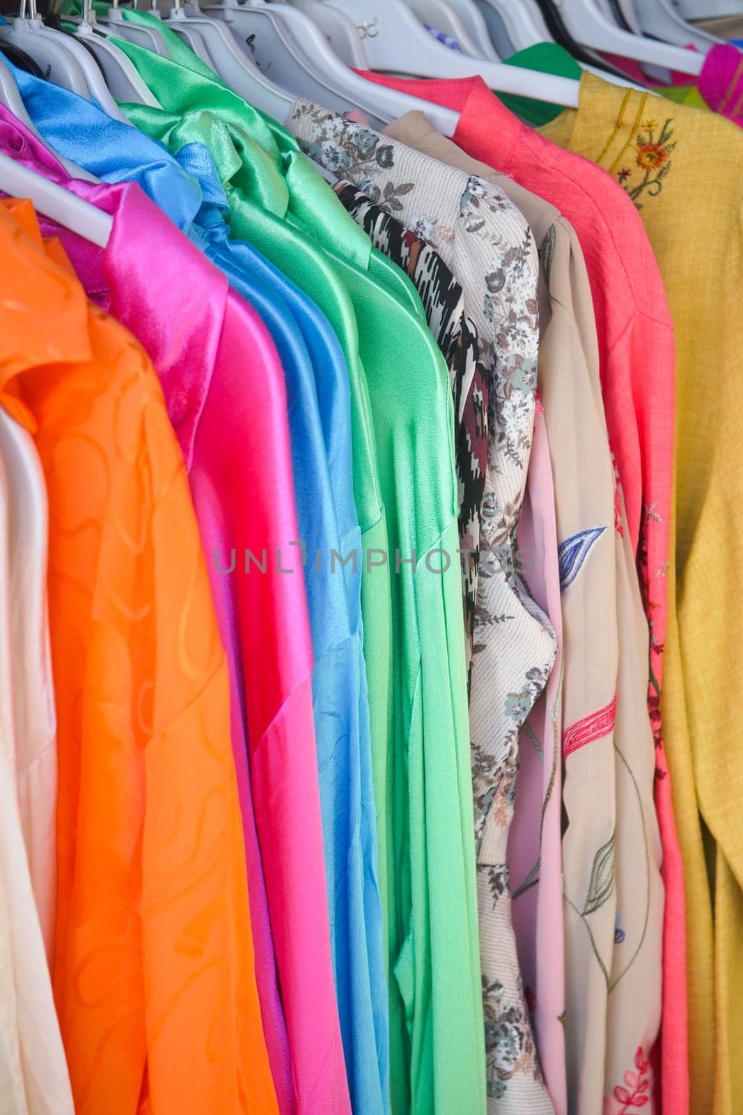 colorful women cloths display for sale by towfiq007