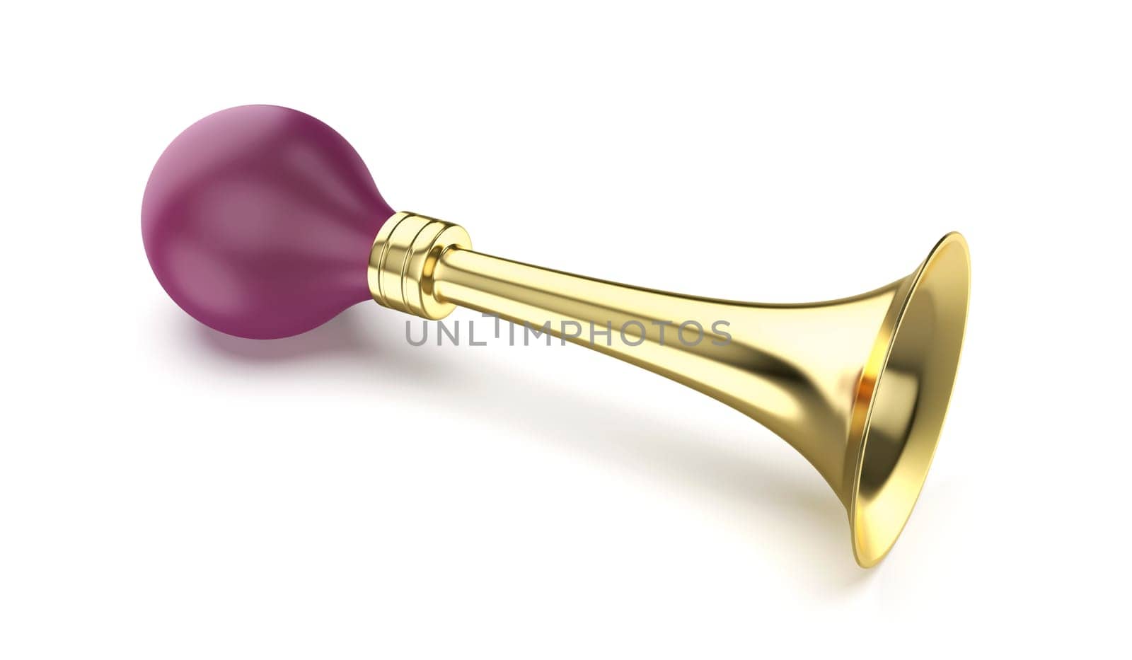 Golden bicycle bulb horn by magraphics