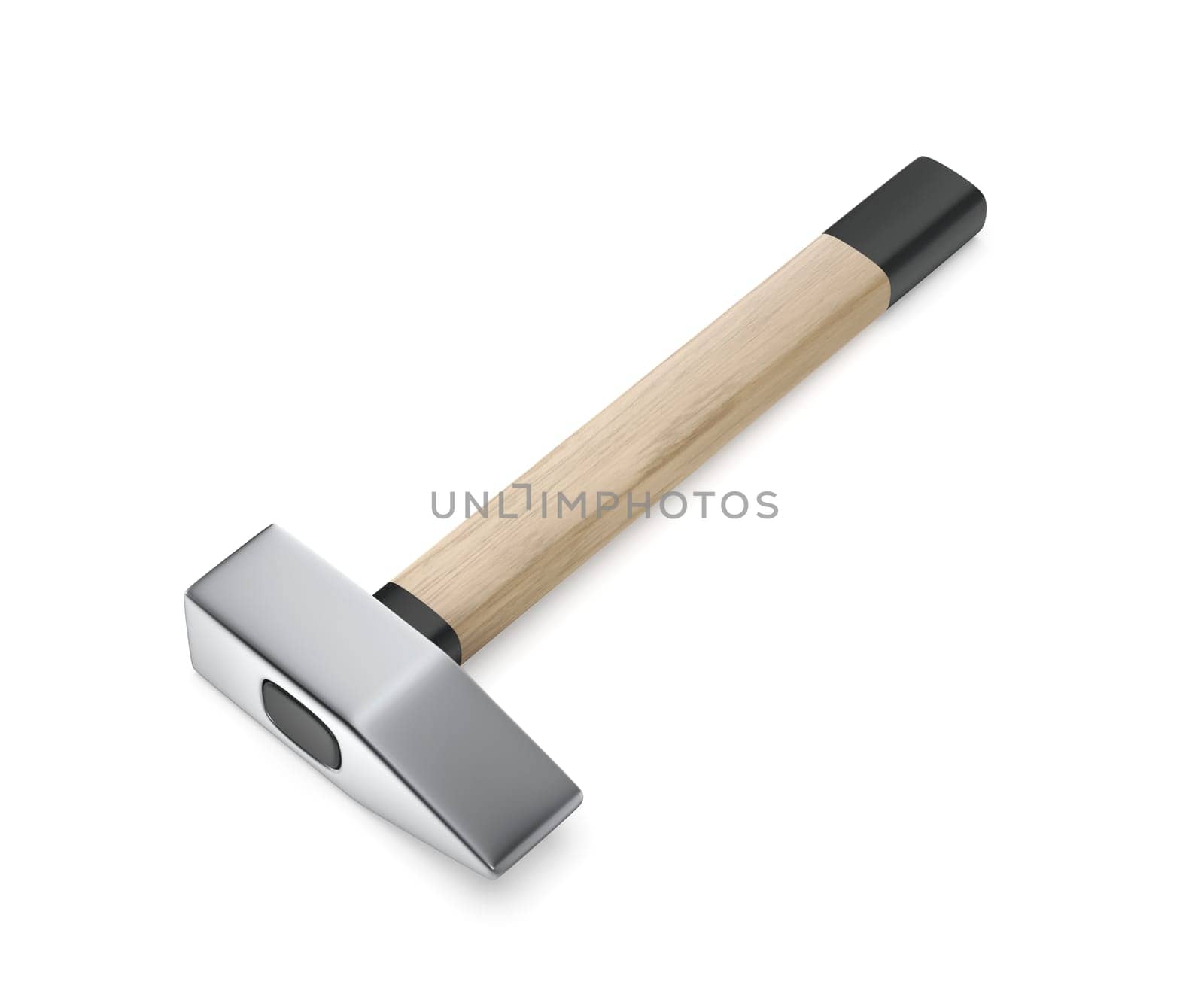 Hammer with wooden handle by magraphics