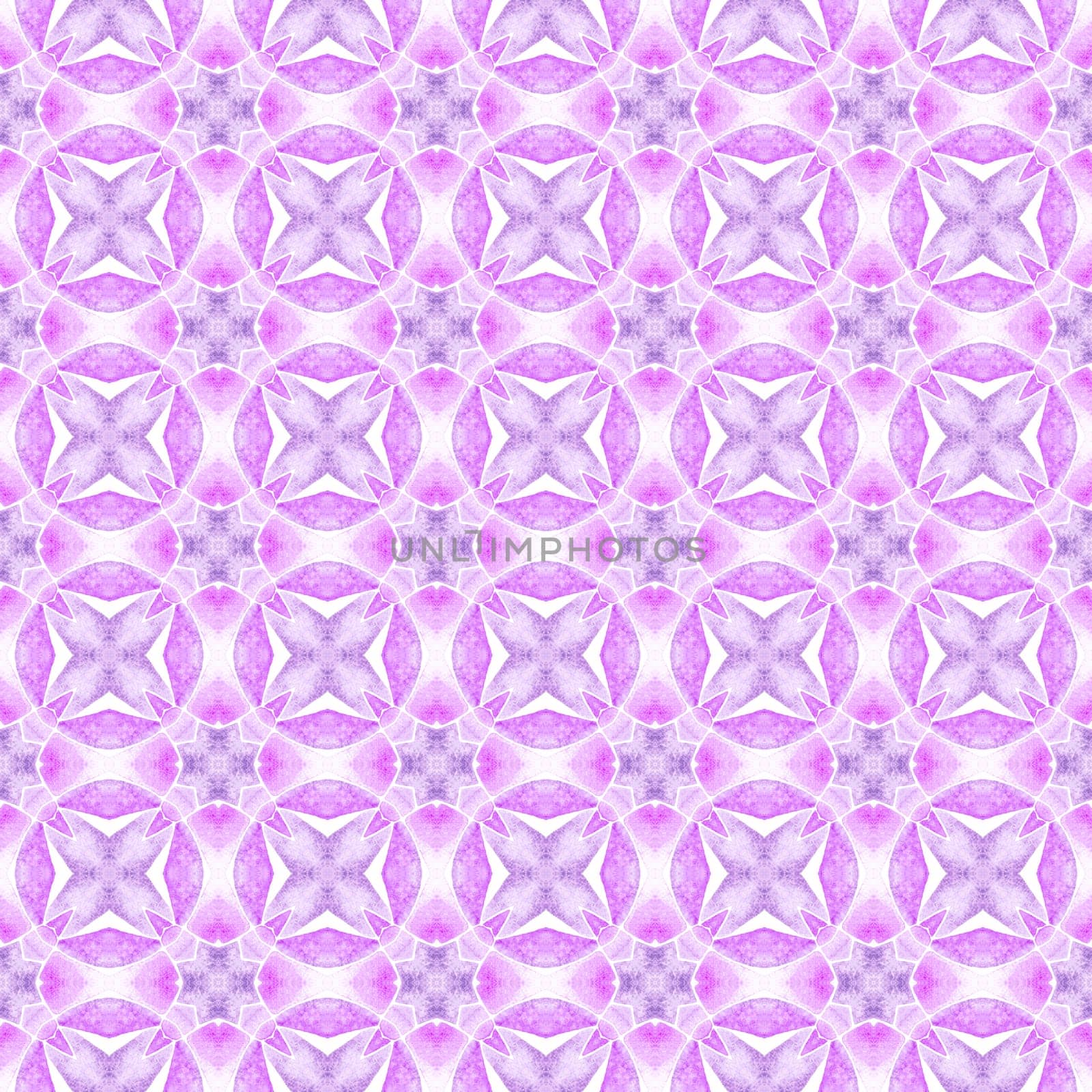 Organic tile. Purple marvelous boho chic summer design. Textile ready favorable print, swimwear fabric, wallpaper, wrapping. Trendy organic green border.