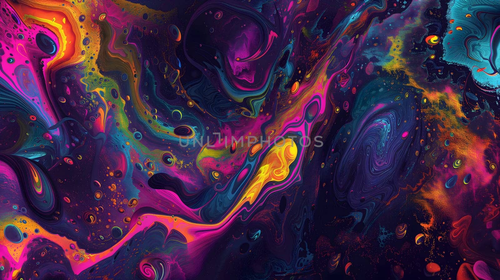 saturated colorful mad abstract background, random different shapes and objects, hallucinations of ancient shaman after mushroom overdose by z1b