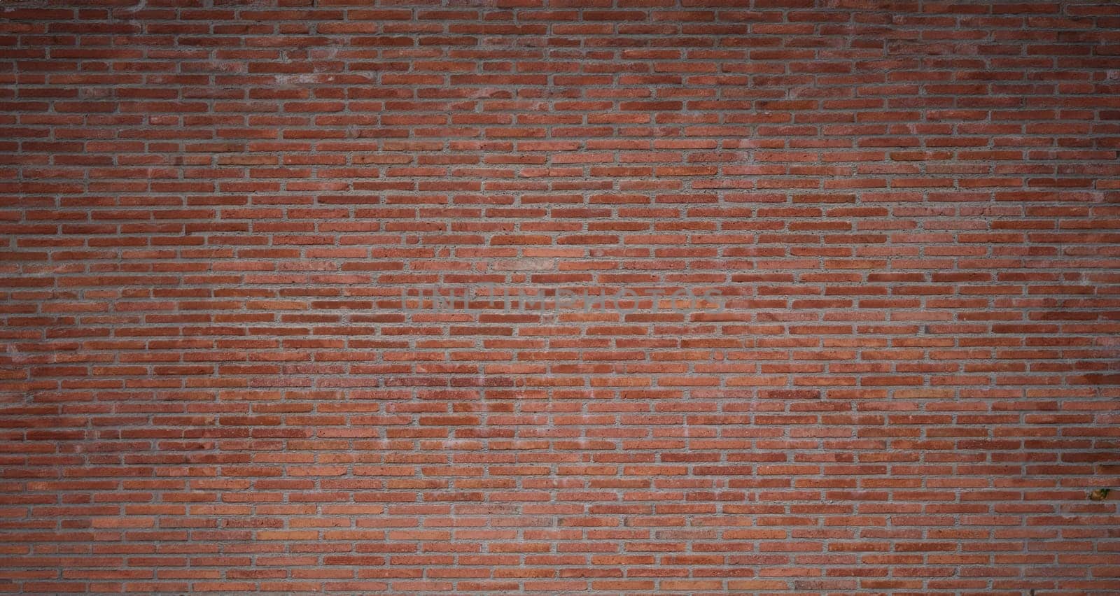 Texture of the wall of thin long red bricks by kuprevich