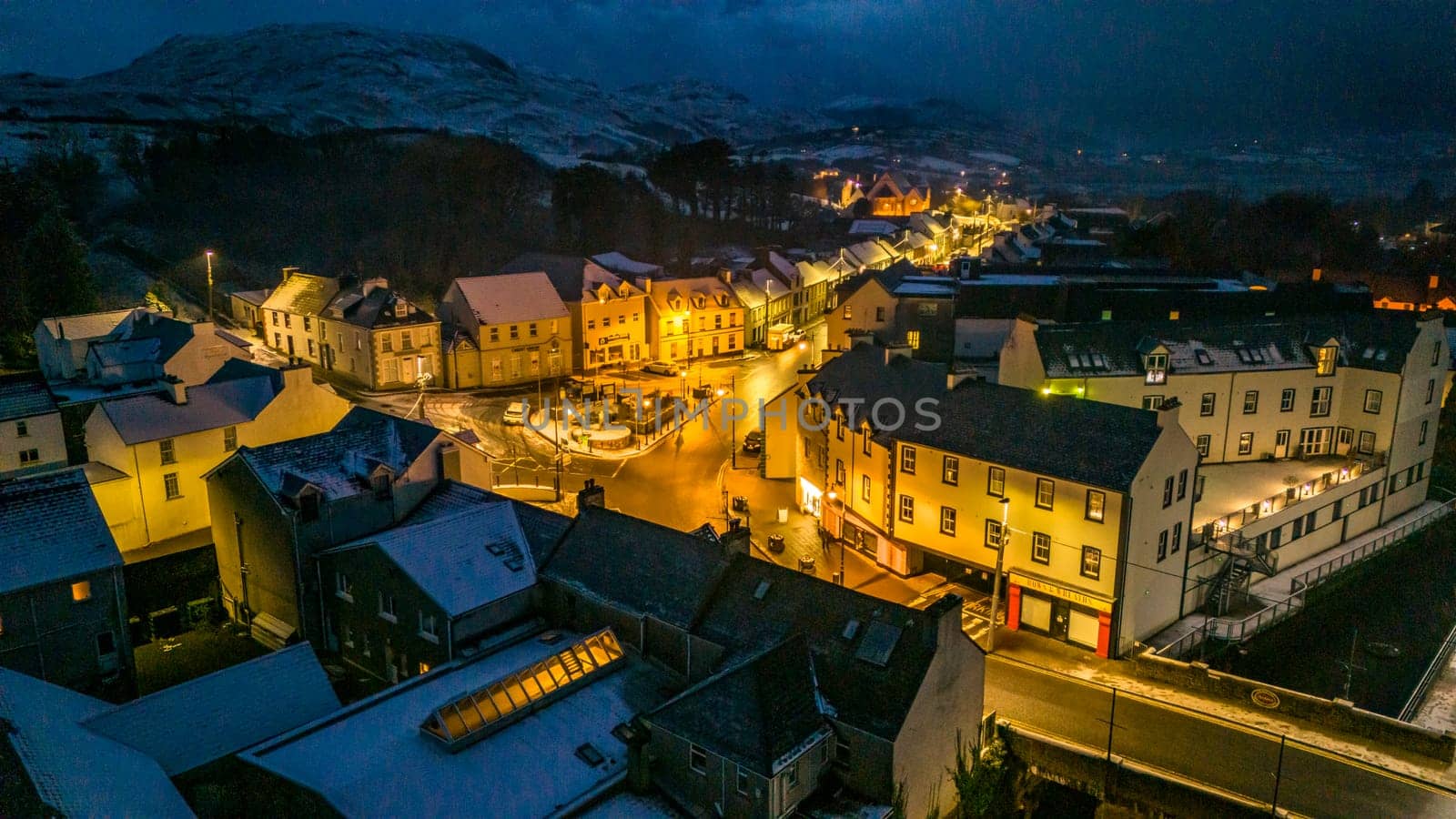 ARDARA, COUNTY DONEGAL , IRELAND - JANUARY 17 2024 : Ardara is a beautiful town on the Wild Atlantic Way.