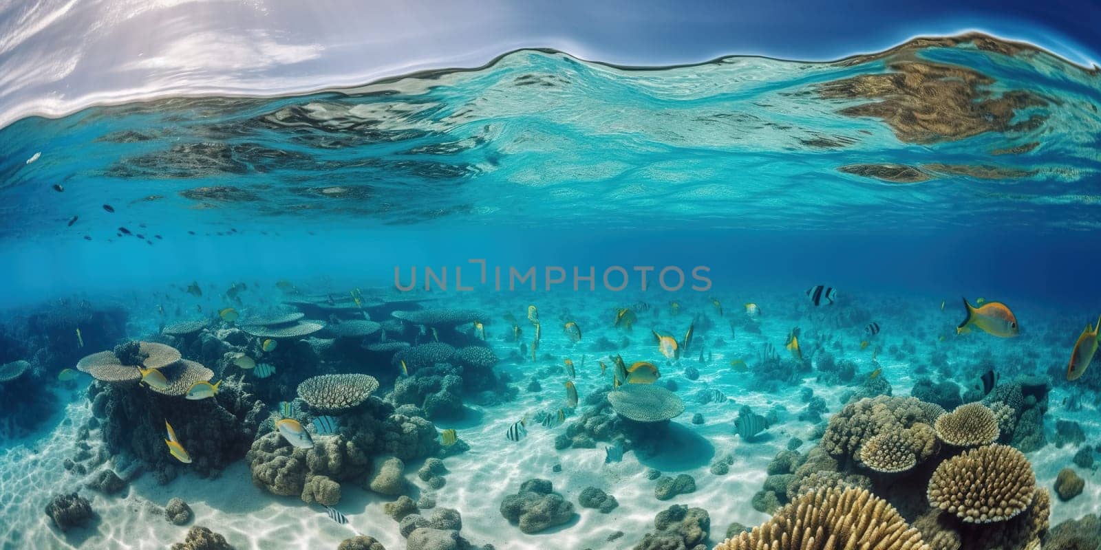 coral reefs and tropical fishes in the sea by tan4ikk1