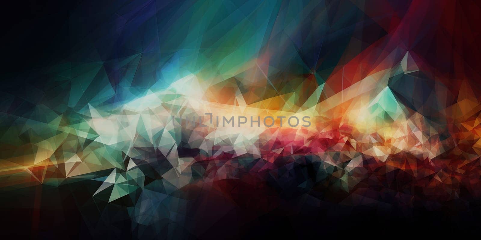 Colourful abstract polygonal digital background by tan4ikk1