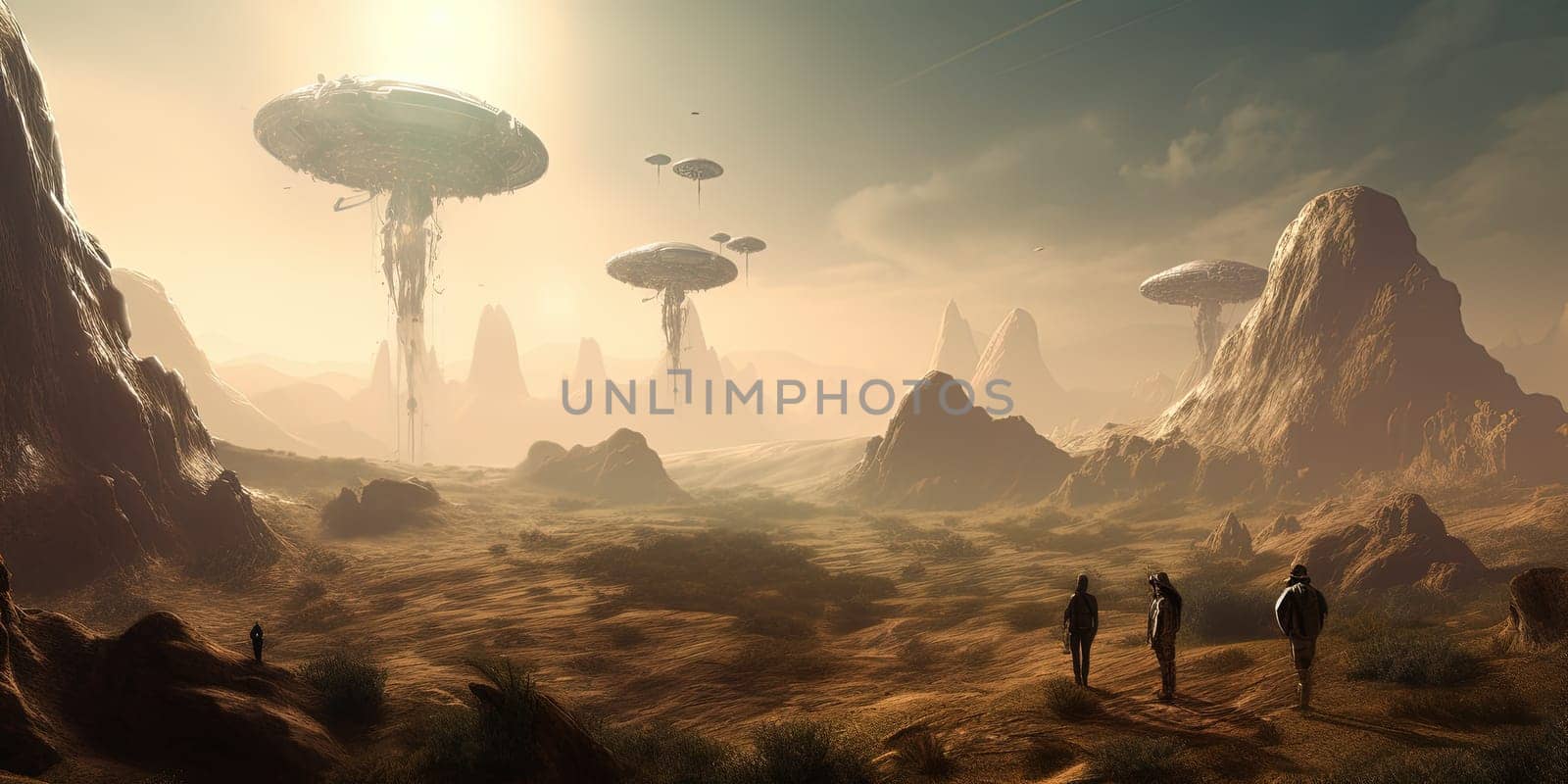 Fantastic landscape on a distant planet is the translation by tan4ikk1