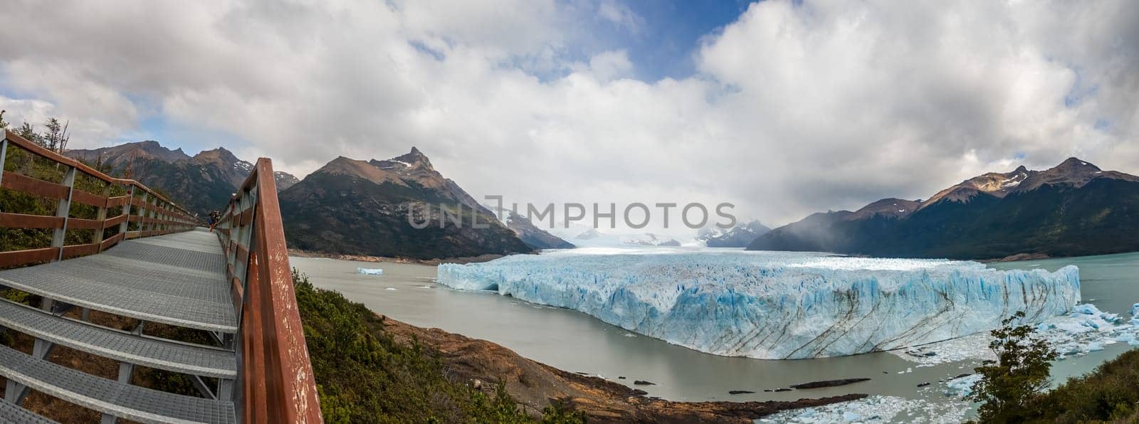 Panoramic View of Perito Moreno Glacier from Walking Trail by FerradalFCG