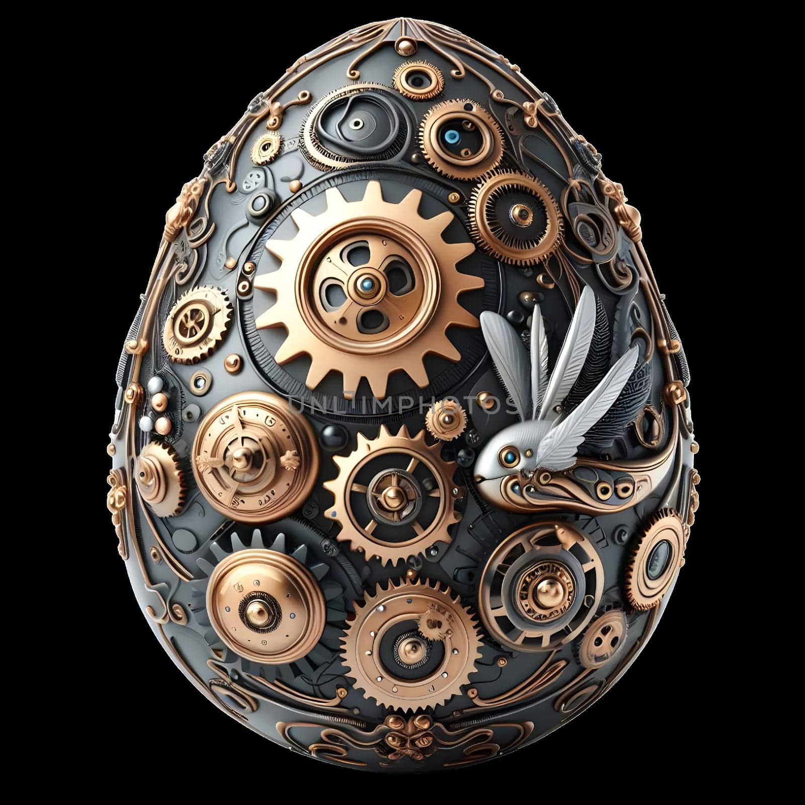 A luxurious easter egg, encrusted with sparkling jewels and intricate filigree, fit for royalty-free Jeweled Egg, Easter Egg, Paschal Egg, Jewelry Art, Home Decor, Art Collectible, OOAK Gifts by Designlab