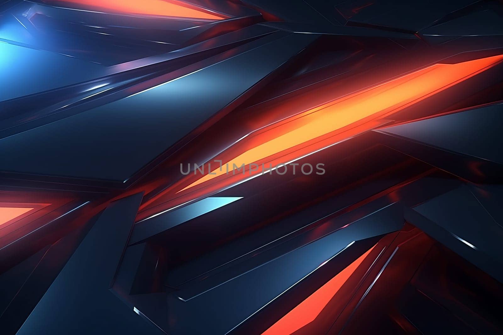 Abstract futuristic flame background. Generate Ai by ylivdesign