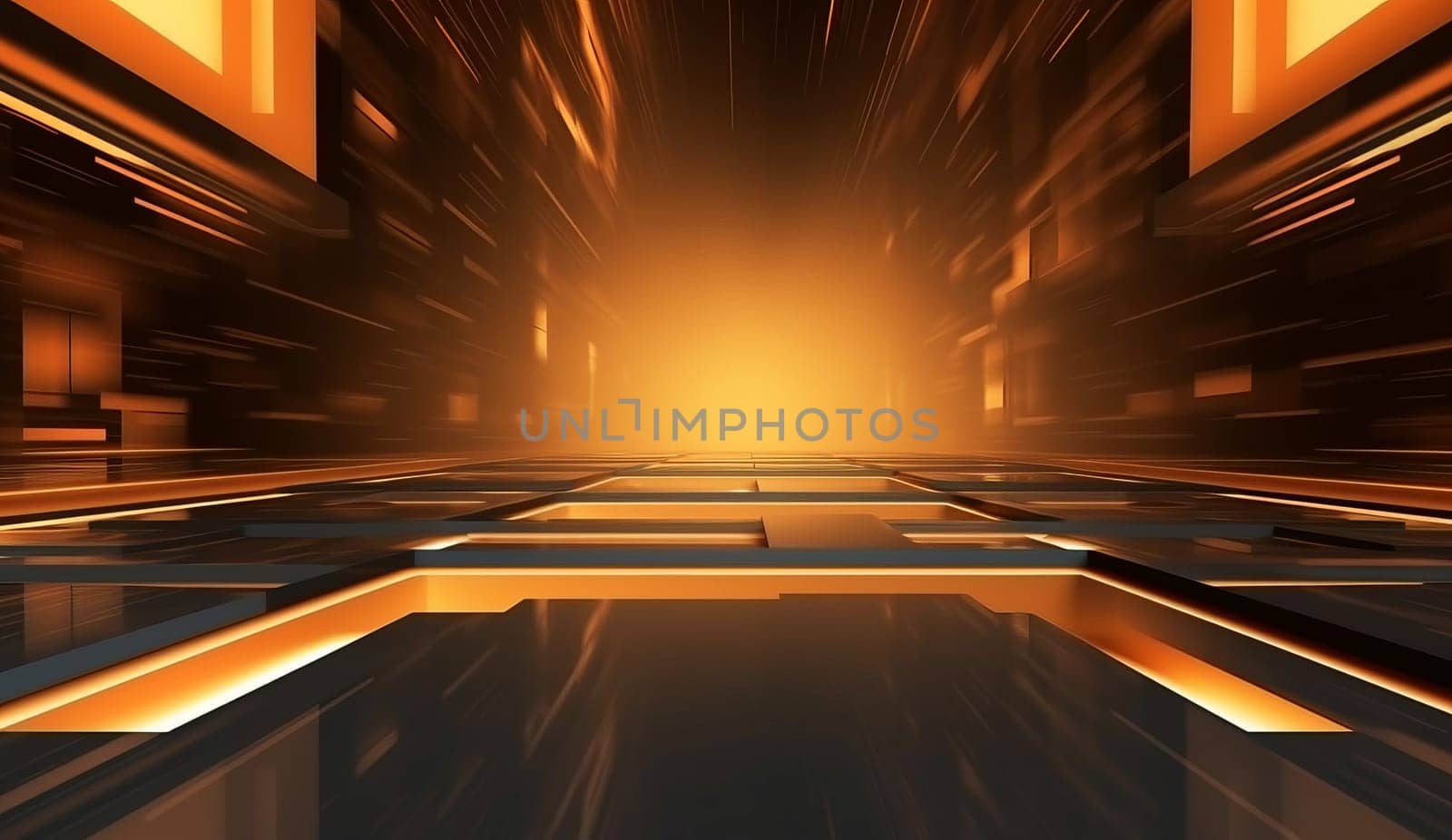 Abstract futuristic speed space background. Generate Ai by ylivdesign