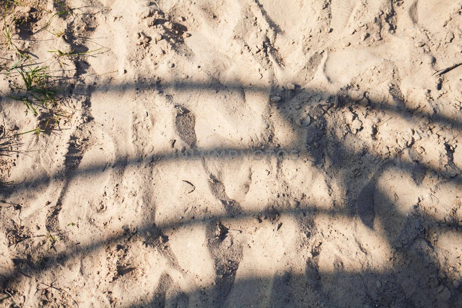 sand pattern of a beach in the summer. background